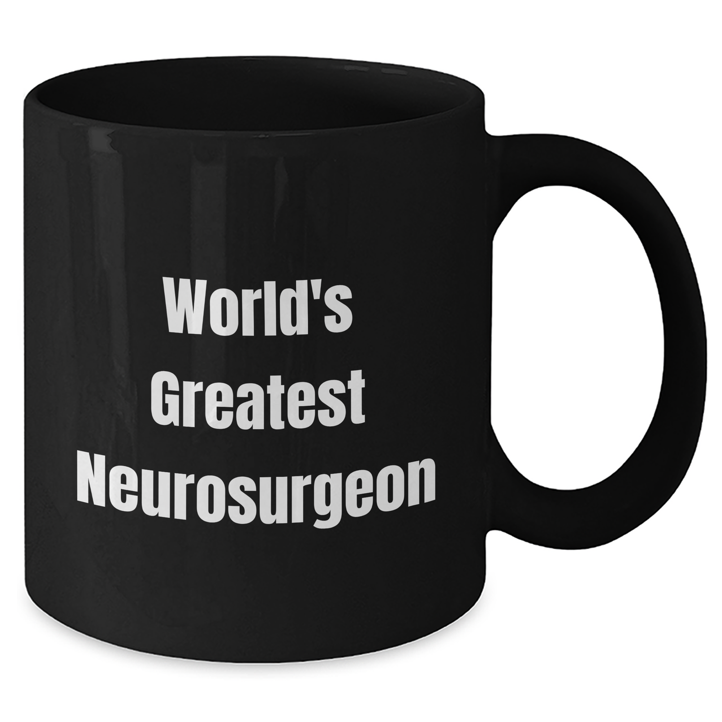 Funny World's Greatest Neurosurgeon Black Coffee Mug Gifts from Family to Neurosurgeon Graduation Unique Gifts - Additional