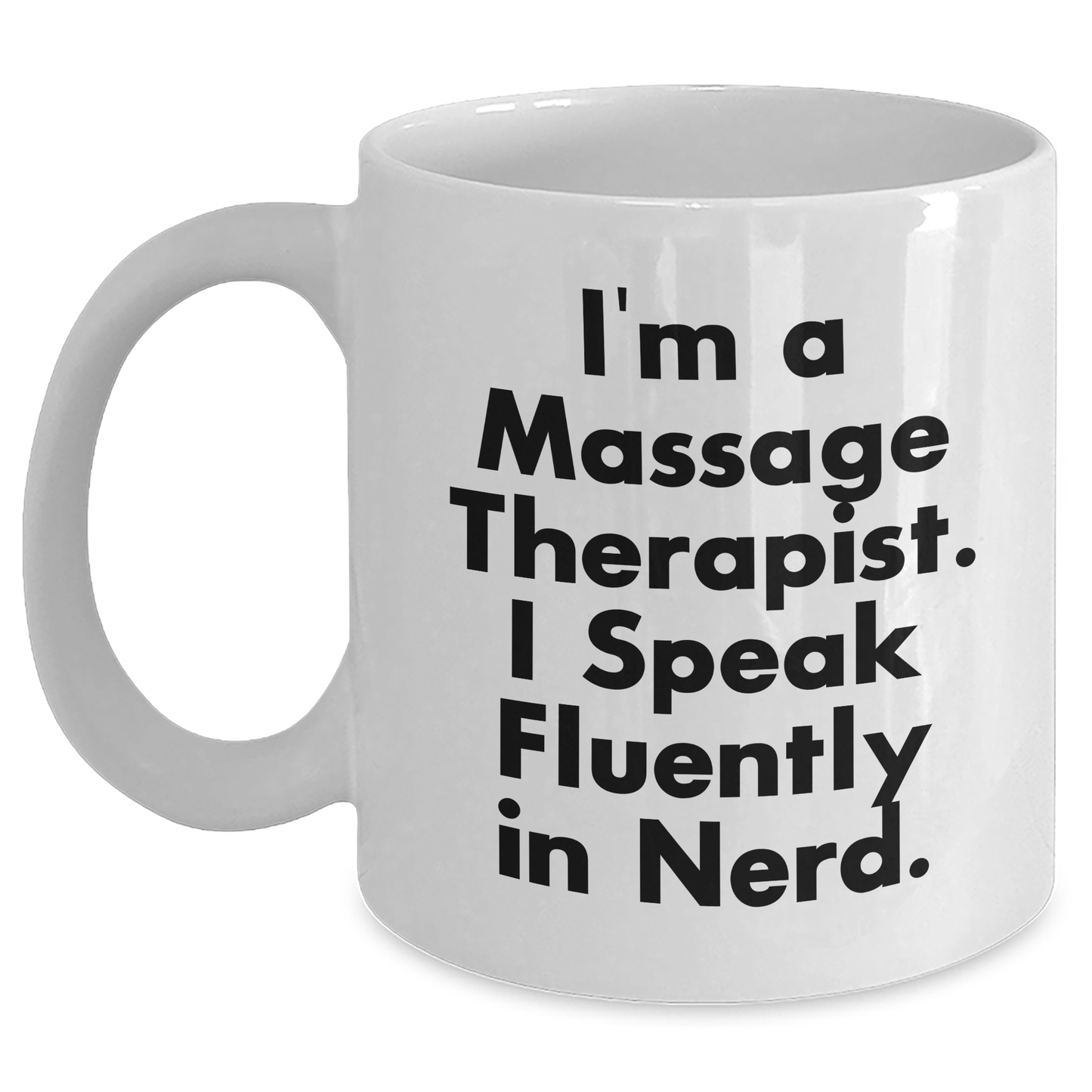 Massage Therapist Humor Coffee Mug Gifts from Friends for Graduation, Funny Quote - Main