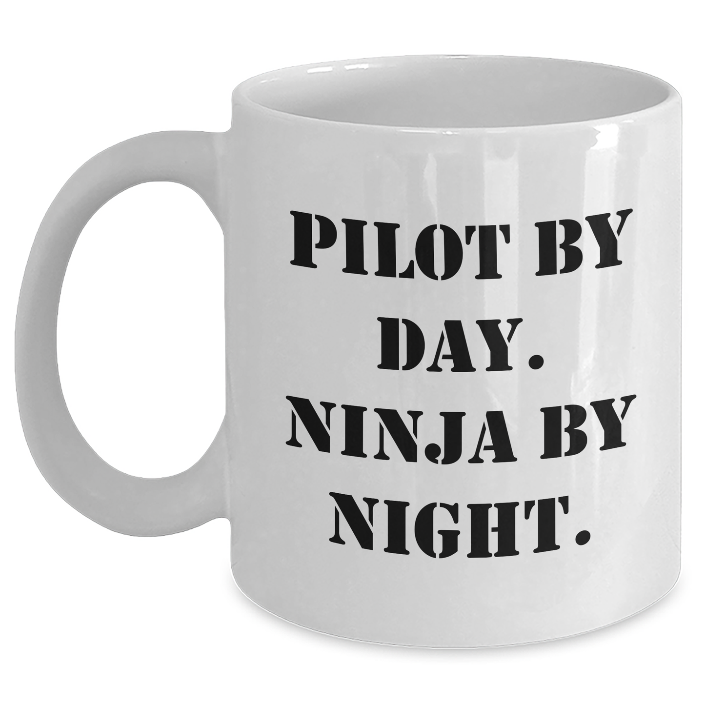 Pilot By Day Funny White Coffee Mug Gifts from Men to Pilot Friends on Father's Day, Pilot Gifts for Pilot Enthusiasts - Main