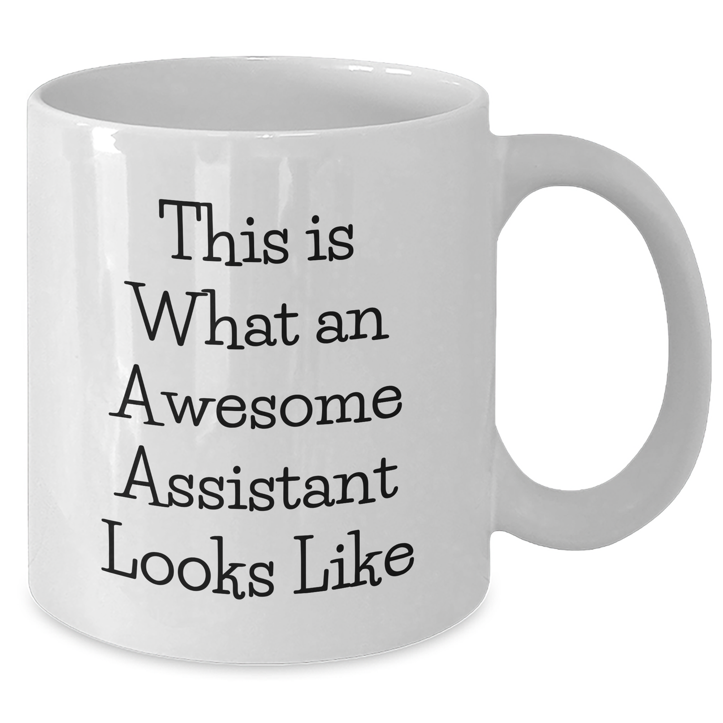 Funny Assistant Gifts from Dad - This Is What An Awesome Assistant Looks Like, White Coffee Mug for Father's Day - Additional