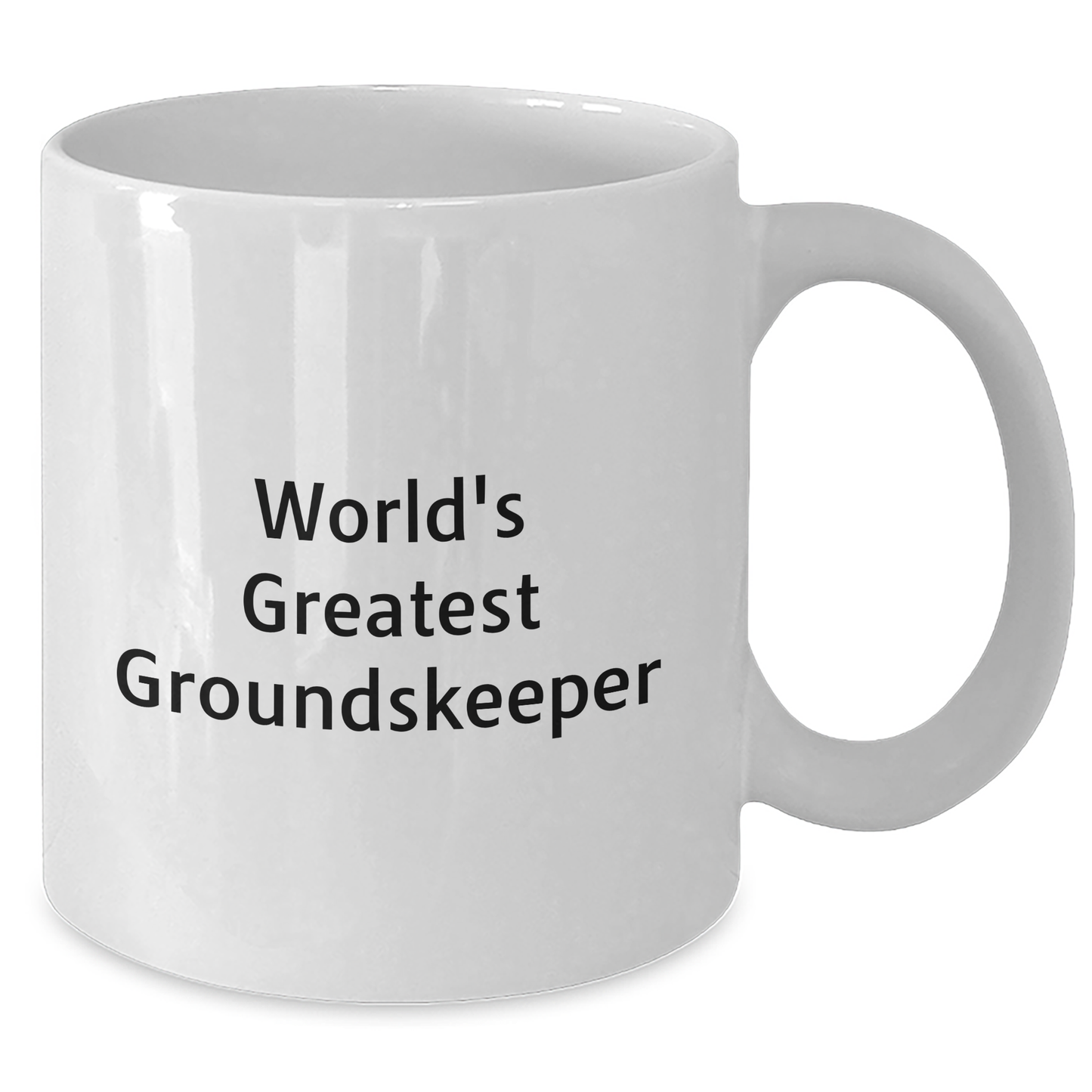 Funny groundskeeper Gifts from Friends, World's Greatest Ceramic White Coffee Mug for groundskeeper Graduation - Additional