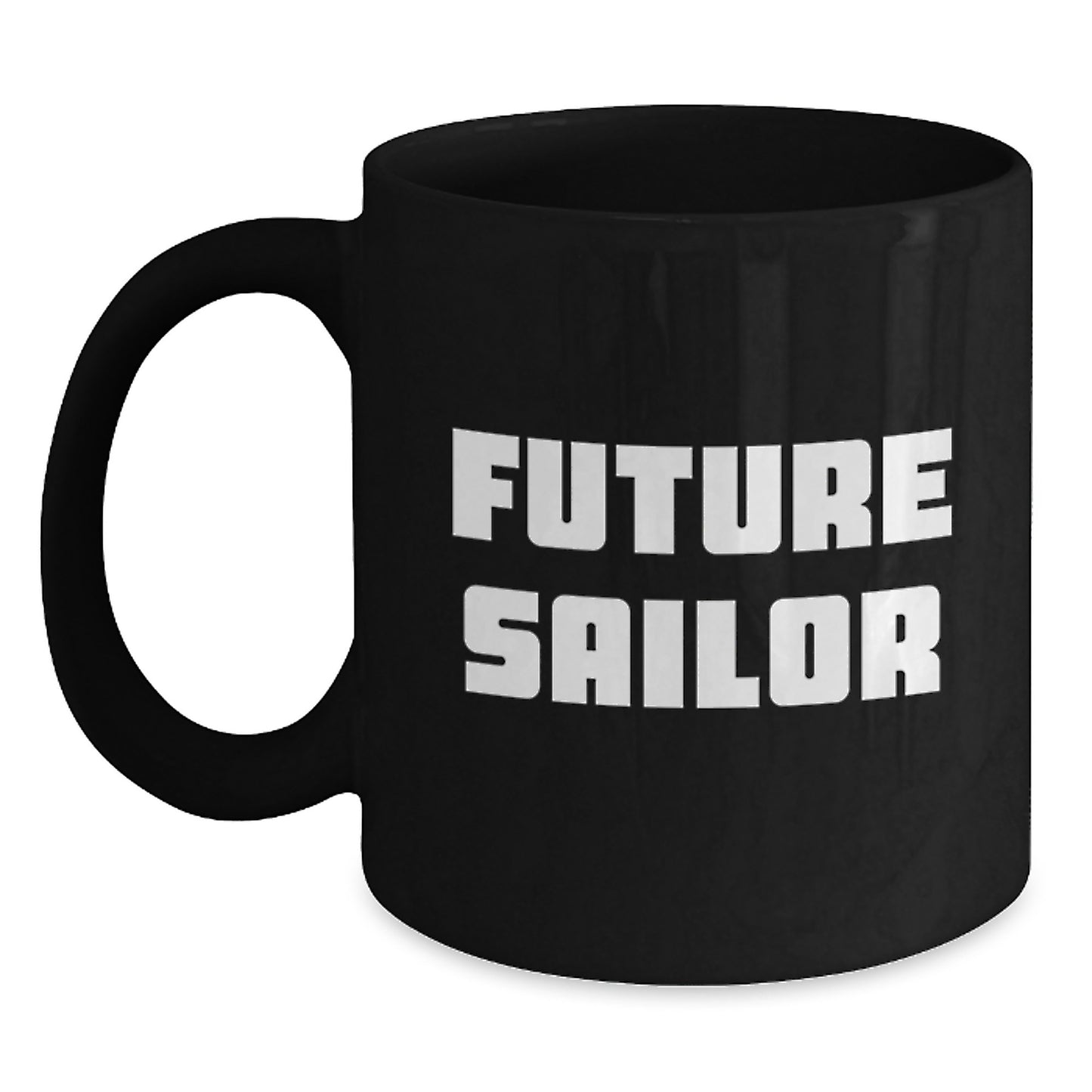 Funny Sailor Future Quotes Black Coffee Mug Gifts for Men, Birthday Unique Gifts from Friends, Coworkers, Family - Main