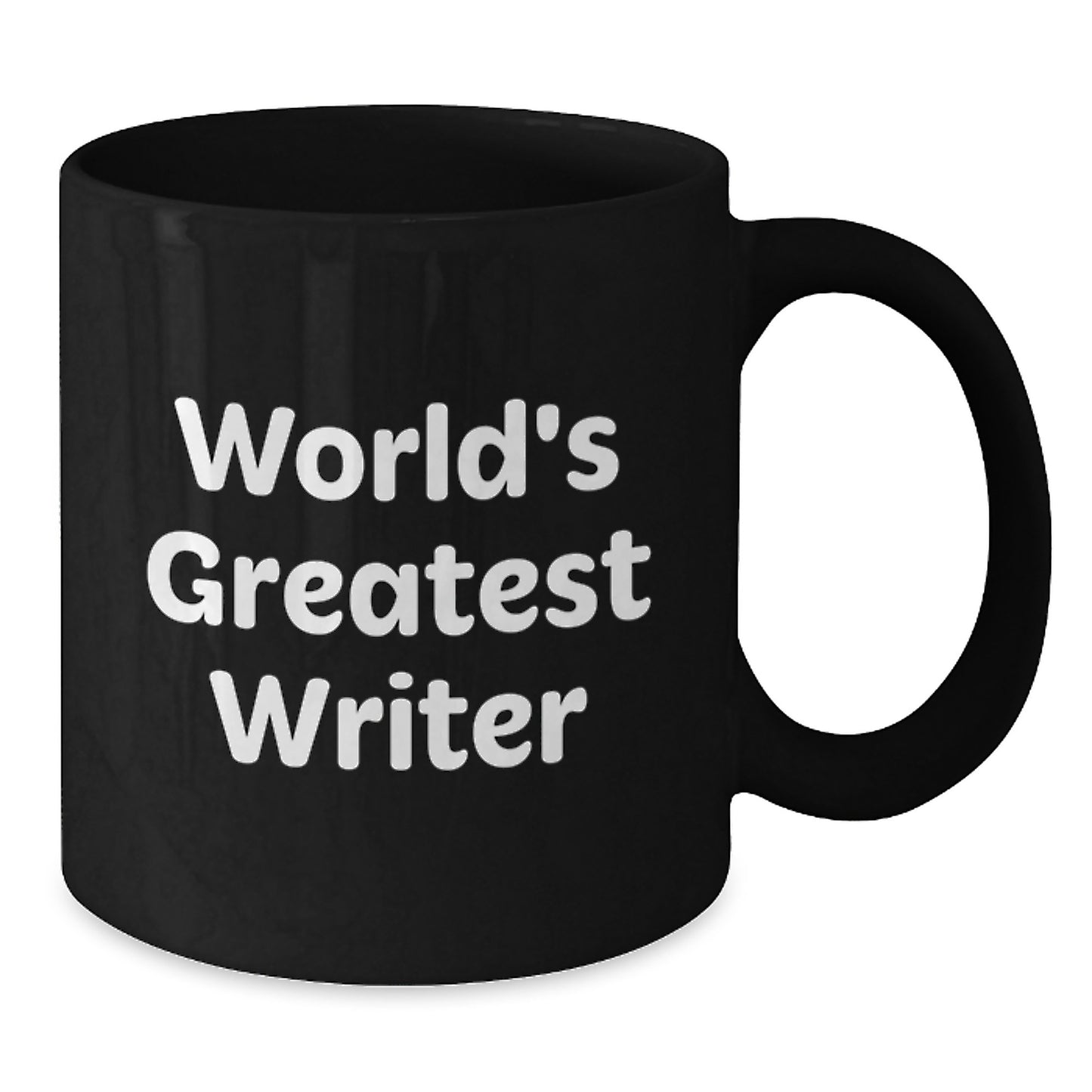 Funny Writer Quotes Gifts - 'World's Greatest Writer' Black Coffee Mug for Birthday Unique Gifts from Friends, Family, or Coworkers - Additional