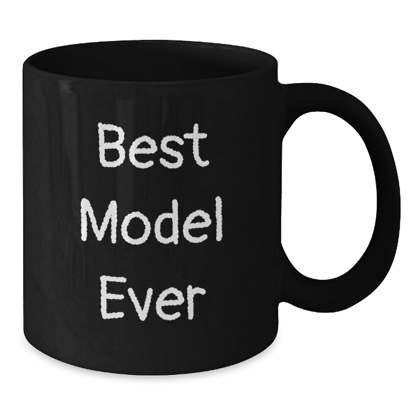 Funny Model Gifts, Best Model Ever Quote, Black Coffee Mug for Birthday, Gifts from Friends, Model Enthusiasts, Gifts for Model - Additional