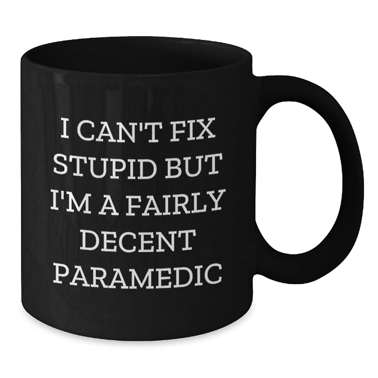 Rescue Worker Humor Funny Quote Gifts from Friends for Rescue Worker Grad, Black Coffee Mug - Additional