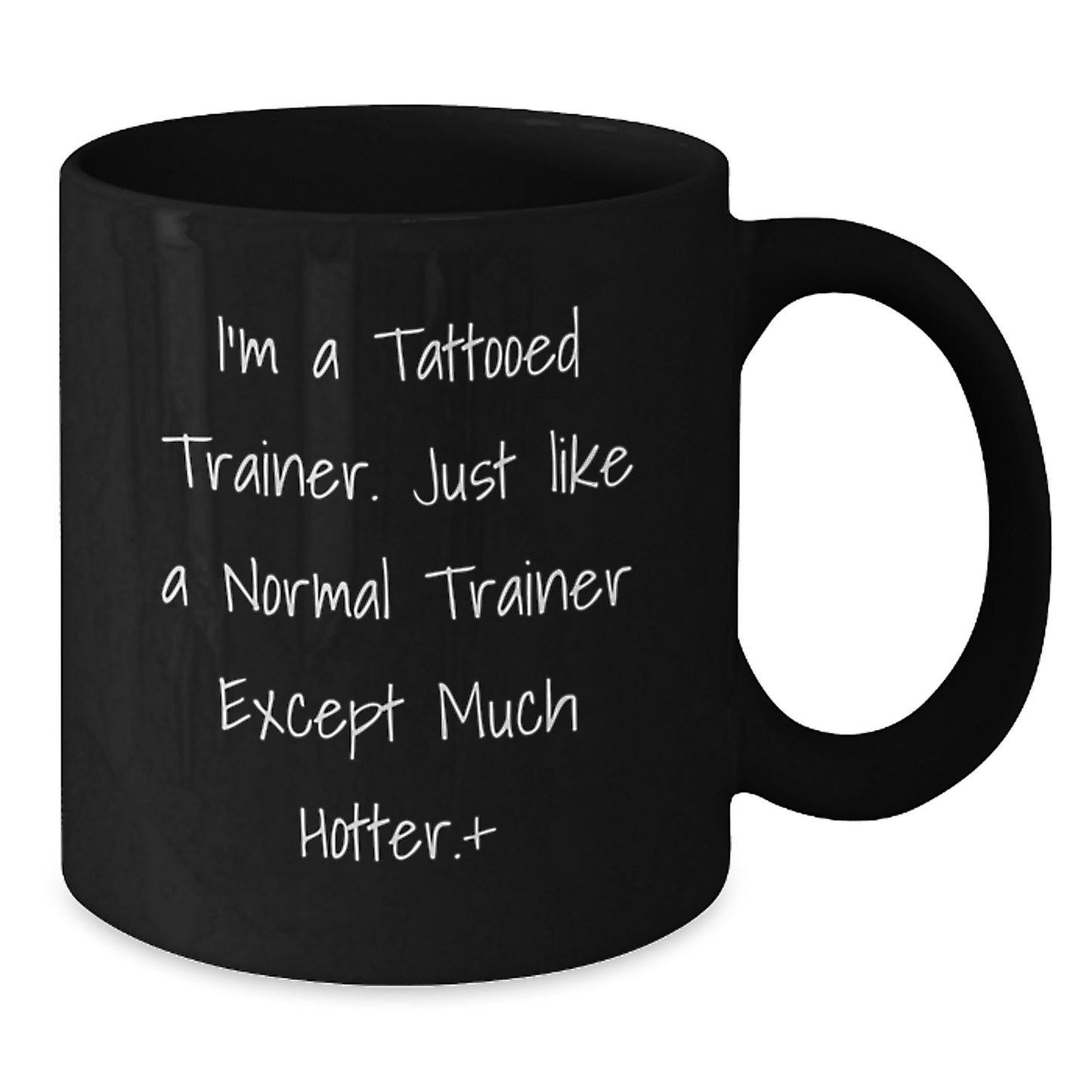 Funny Trainer Gifts from Friends for Men Black Coffee Mug Christmas Unique Presents - Additional