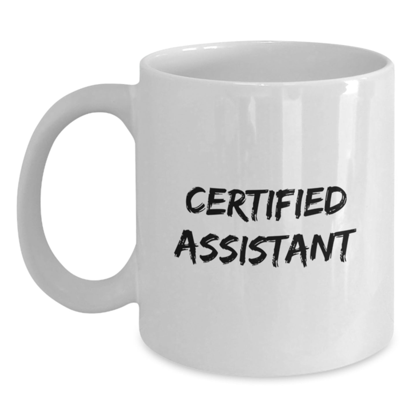 Funny Certified Assistant Gifts from Friends, White Coffee Mug for Birthday, 'You're a-Maze-ing' Quote, 11oz or 15oz Capacity, Microwave and Dishwasher Safe - Main