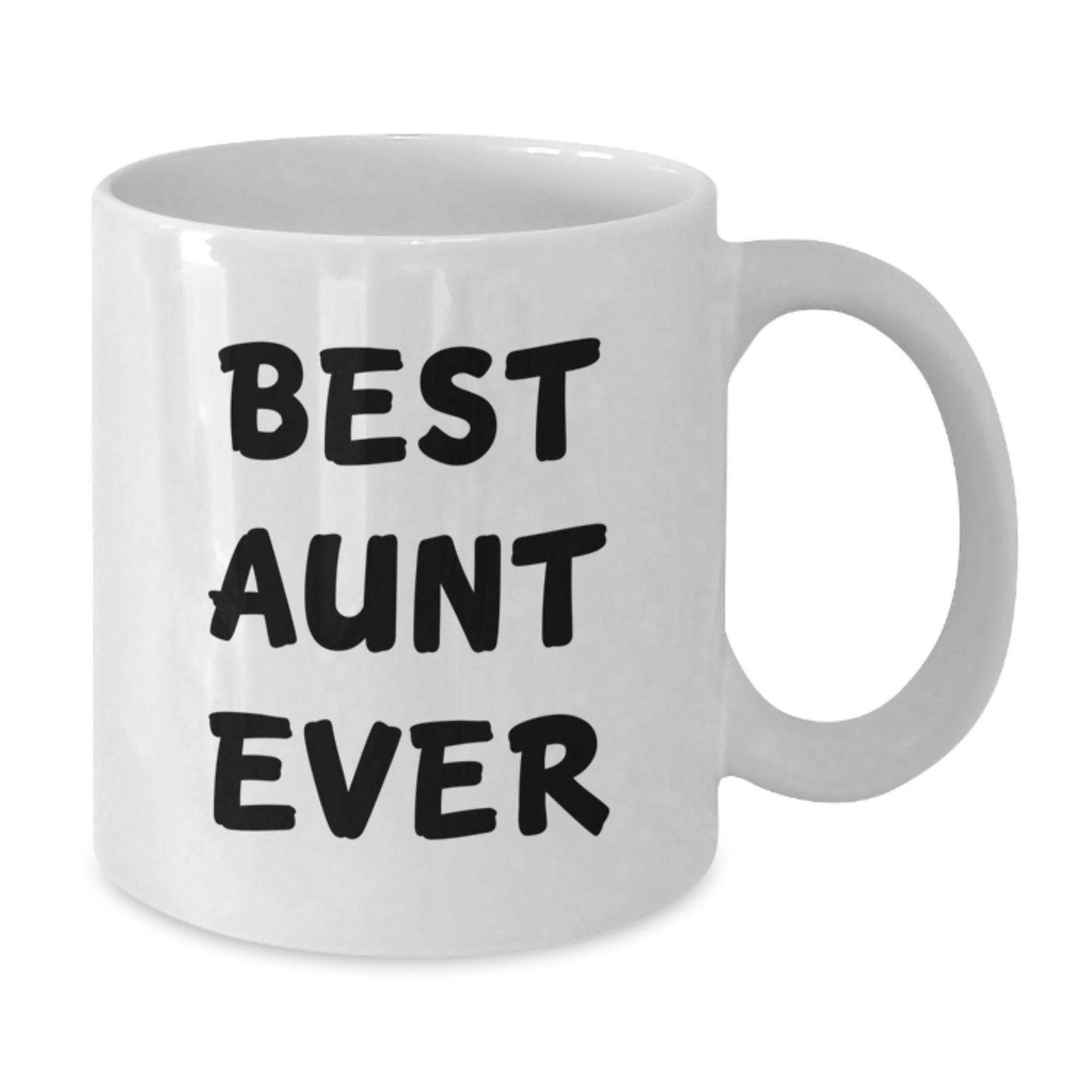 Funny Aunt Gifts Best Aunt Ever White Coffee Mug for Birthday from Family, Unique Birthday Unique Gifts for Aunt - Additional