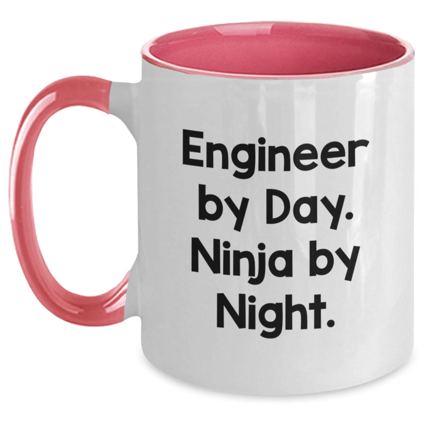 Engineer Gifts Funny Quote Two Tone Coffee Mug, Gifts from Friends for Engineer, Graduation Unique Gifts - Main