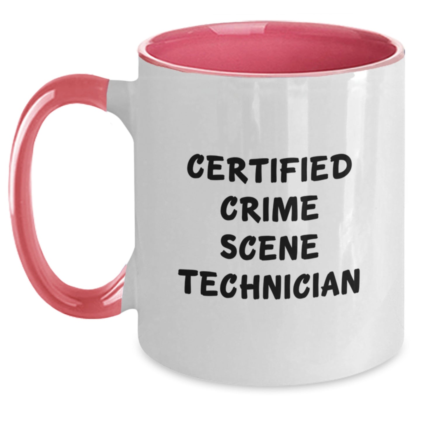 Funny Crime Scene Technician Gifts from Friends - 11oz Two Tone Coffee Mug for Birthday - Main