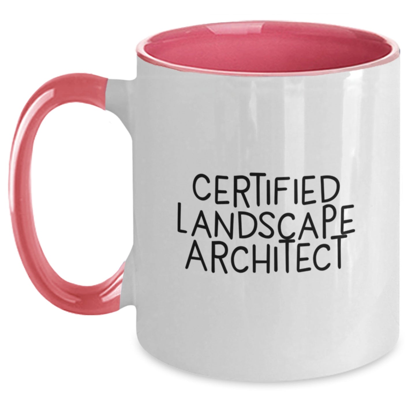 Funny Certified Landscape Architect Gifts for Men, Women, Friends, Coworkers, and Family - Two Tone Coffee Mug, Birthday Unique Gifts from Landscapers - Main