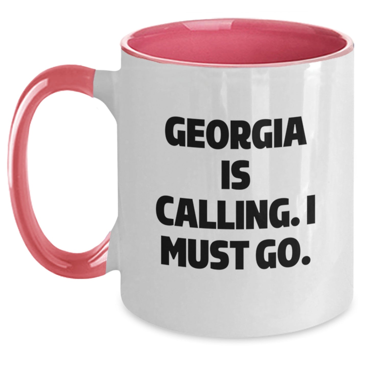 Georgia Calling Funny Mug Gifts for Men from Friends, Unique Birthday Ideas for Georgia Enthusiasts - Main