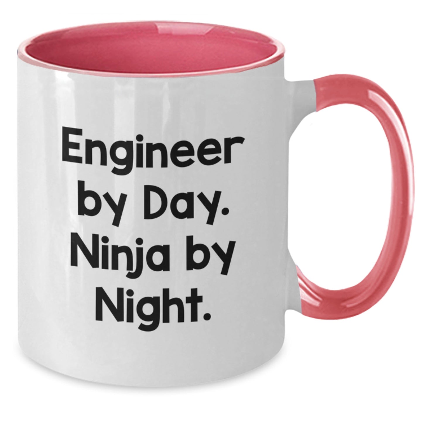 Engineer Gifts Funny Quote Two Tone Coffee Mug, Gifts from Friends for Engineer, Graduation Unique Gifts - Additional