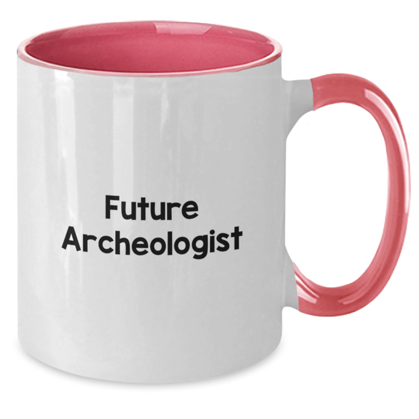 Funny Archeologist Gifts for Men from Coworkers - Future Archeologist Quote on Two Tone Coffee Mug, Black and White, 11oz - Additional