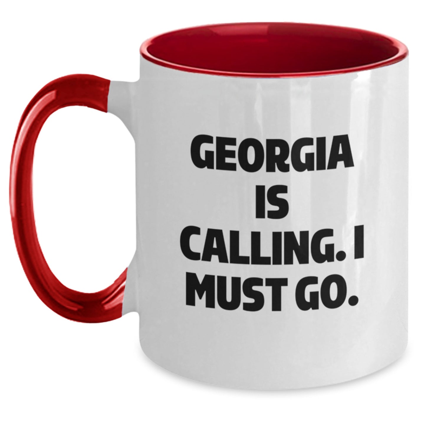 Georgia Calling Funny Mug Gifts for Men from Friends, Unique Birthday Ideas for Georgia Enthusiasts - Main