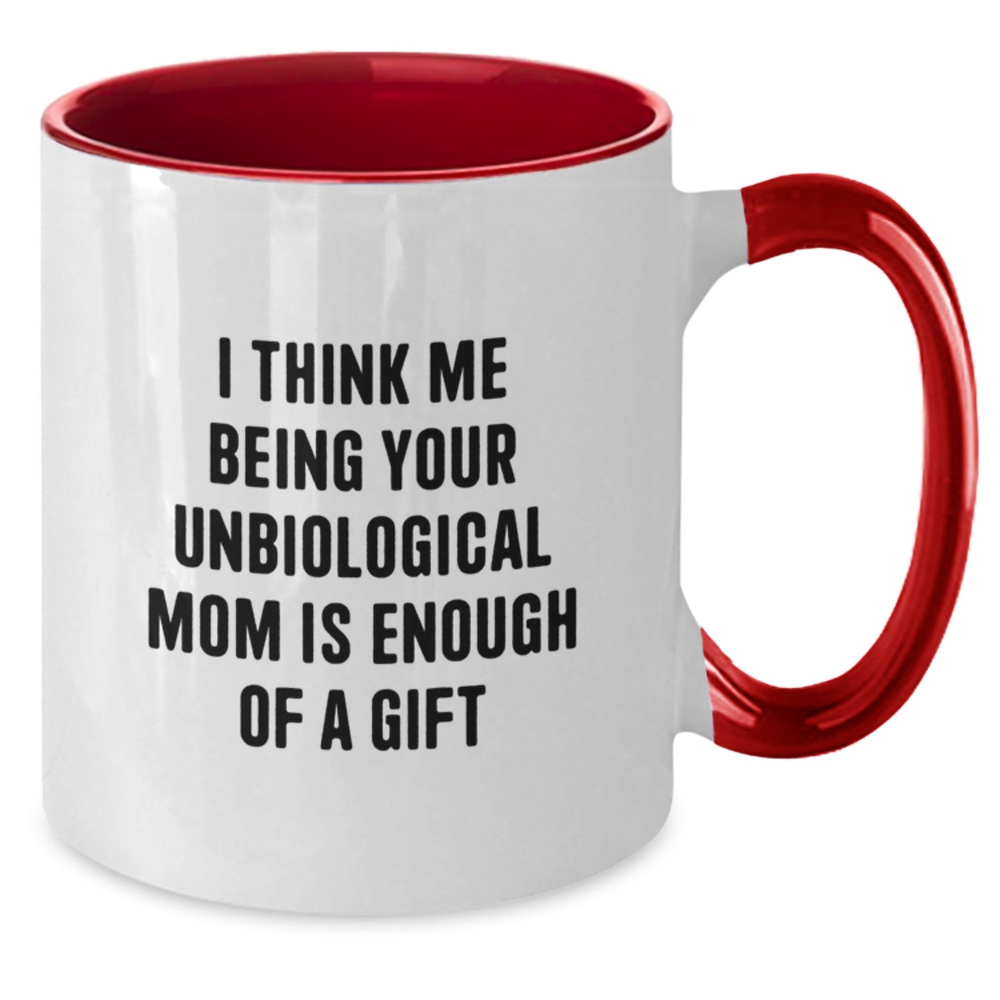 Funny Unbiological Mom Gifts from Men or Women to Unbiological Mom for Christmas Unique - Additional