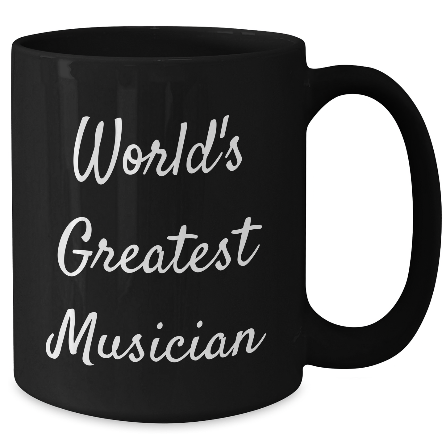 Funny Musician Gifts from Friends, Black Coffee Mug for World's Greatest Musician Graduation Unique Gifts - Additional