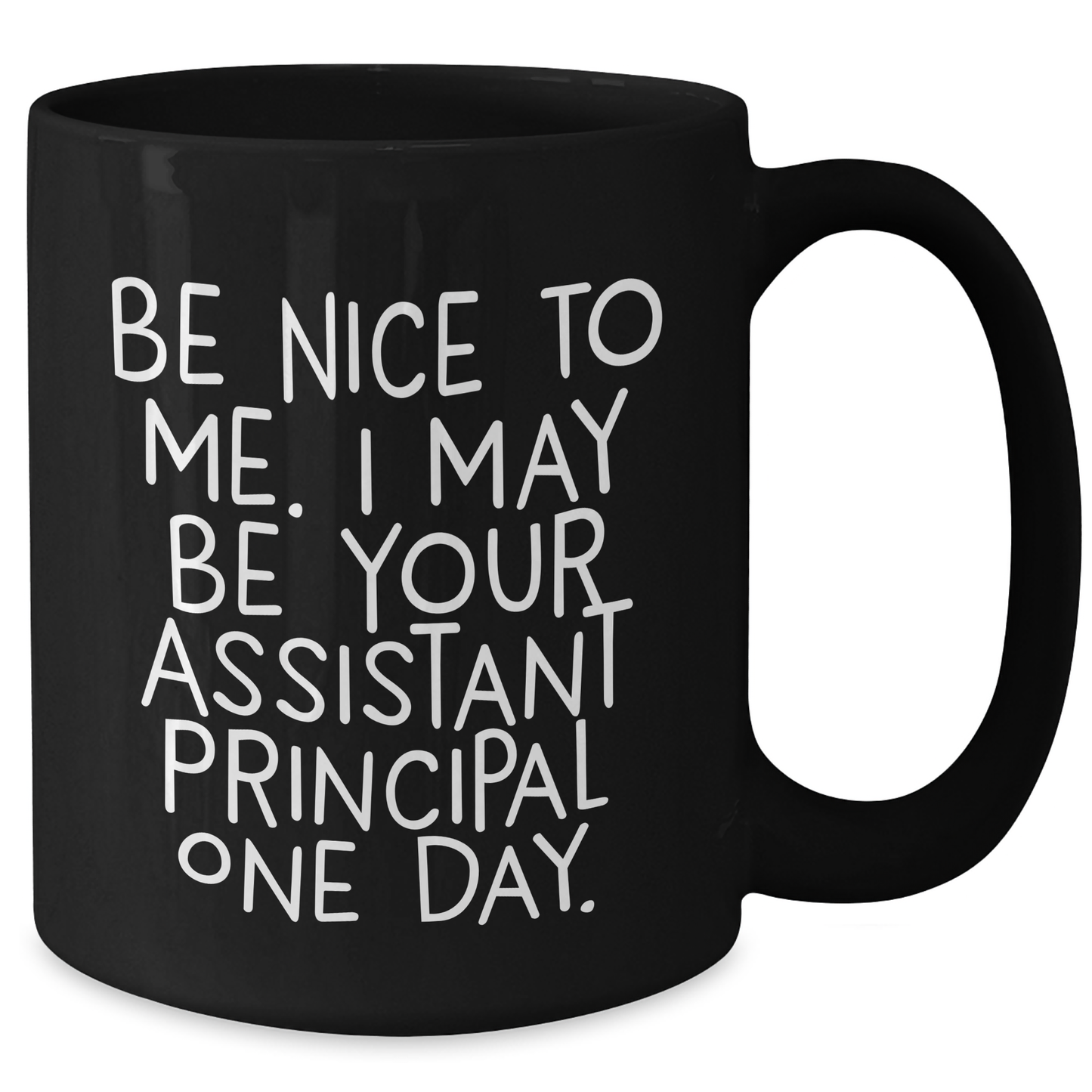 Funny Assistant Principal Black Coffee Mug Gifts from Men to Assistant Principal, Graduation Unique Gifts - Additional