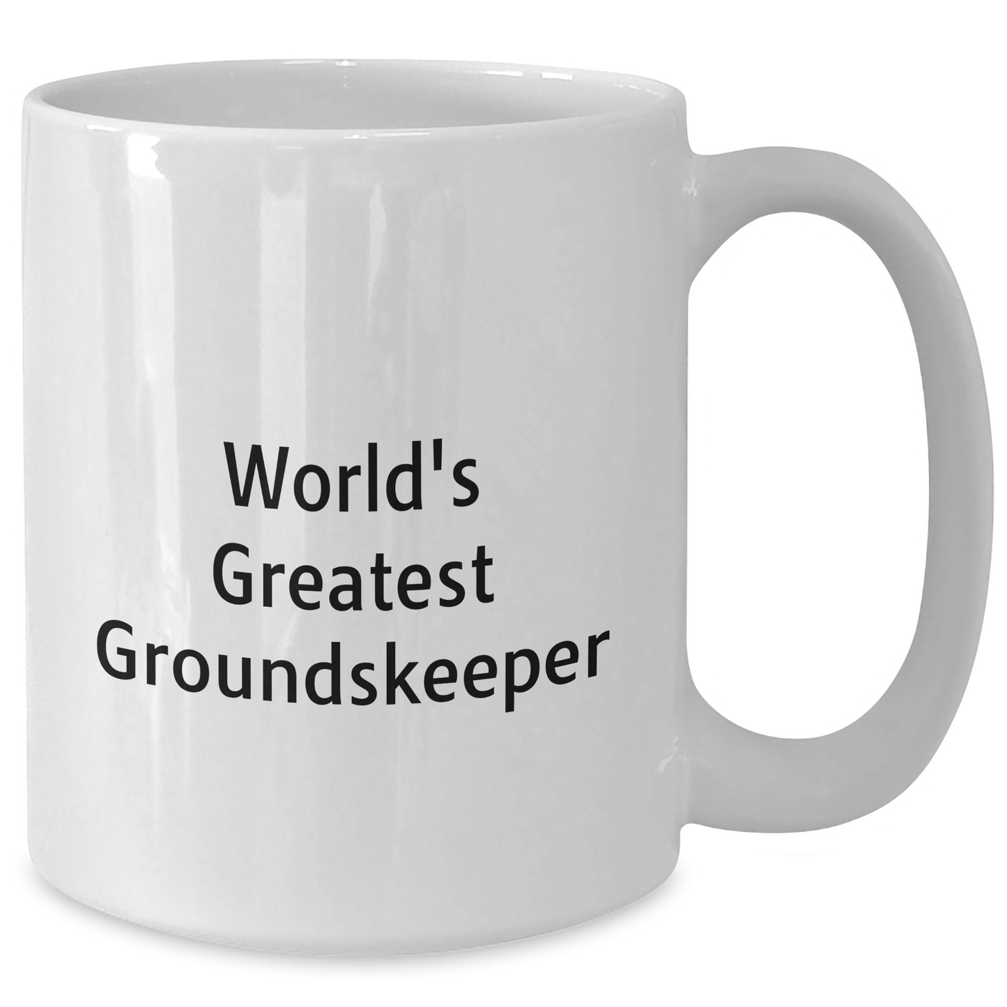 Funny groundskeeper Gifts from Friends, World's Greatest Ceramic White Coffee Mug for groundskeeper Graduation - Additional