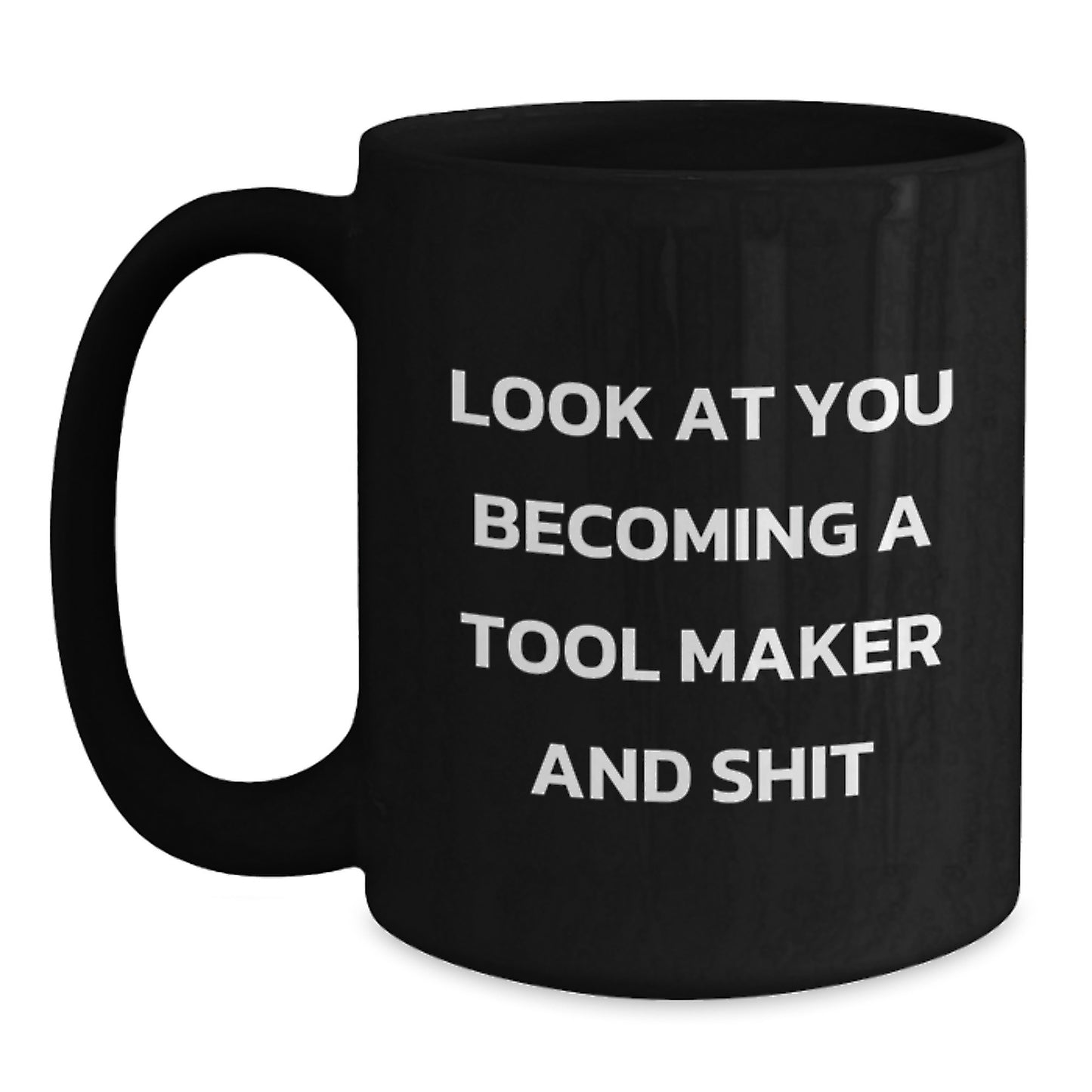 Funny Tool Maker Gifts from Friends for Christmas Unique Black Coffee Mugs - Main
