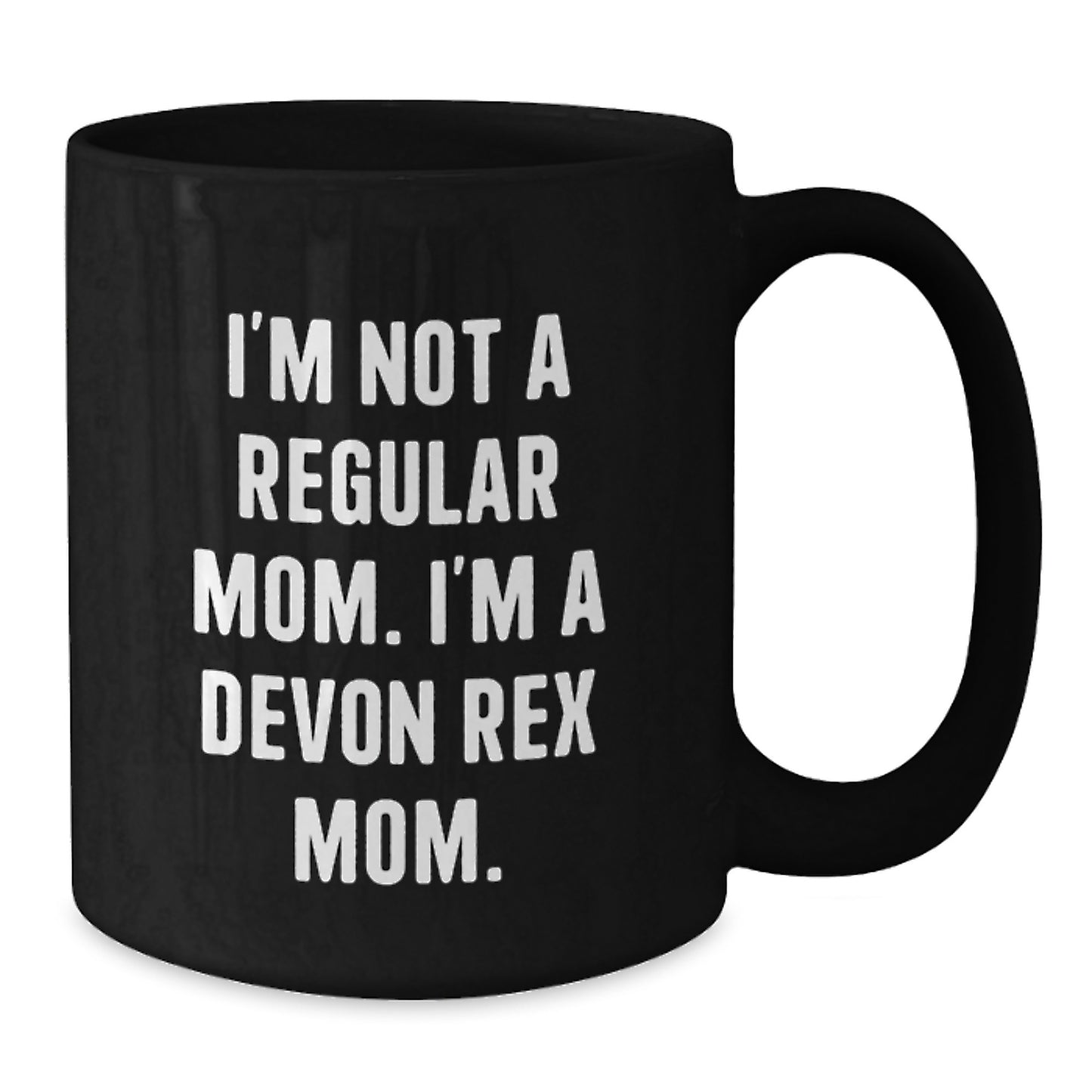 Funny Devon Rex Cat Gifts, Unique Black Coffee Mug for Cat Lovers, Gifts from Friends and Family, Birthday Unique Gifts - Additional