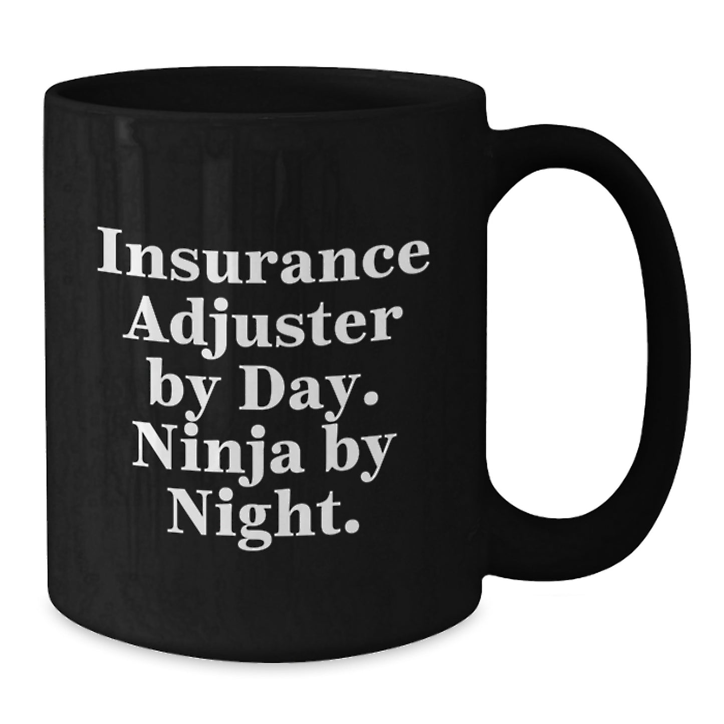 Insurance Adjuster Ninja Gifts for Men, Funny Black Coffee Mug from Coworkers, Graduation Unique Gifts - Additional