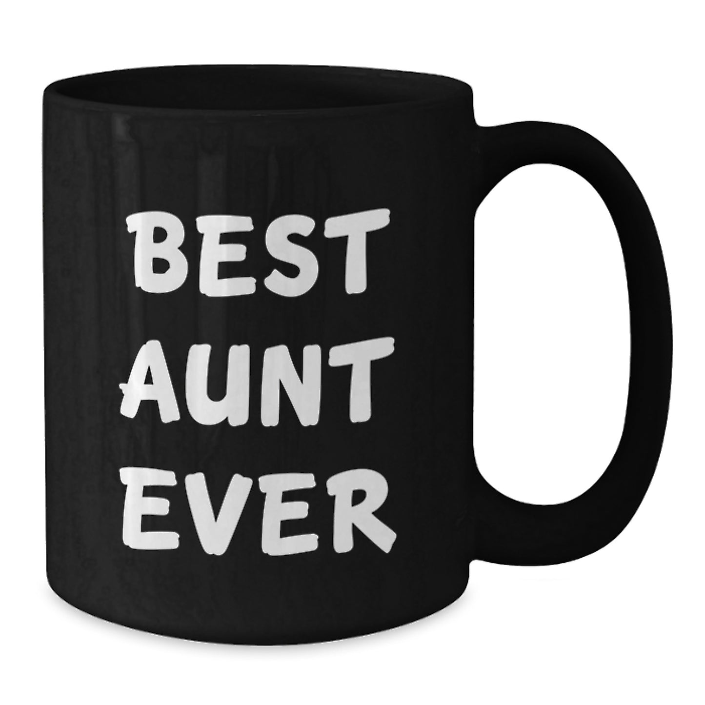 Funny Aunt Gifts, Best Aunt Ever, Black Coffee Mug, Birthday Unique Presents from Family to Aunt - Additional