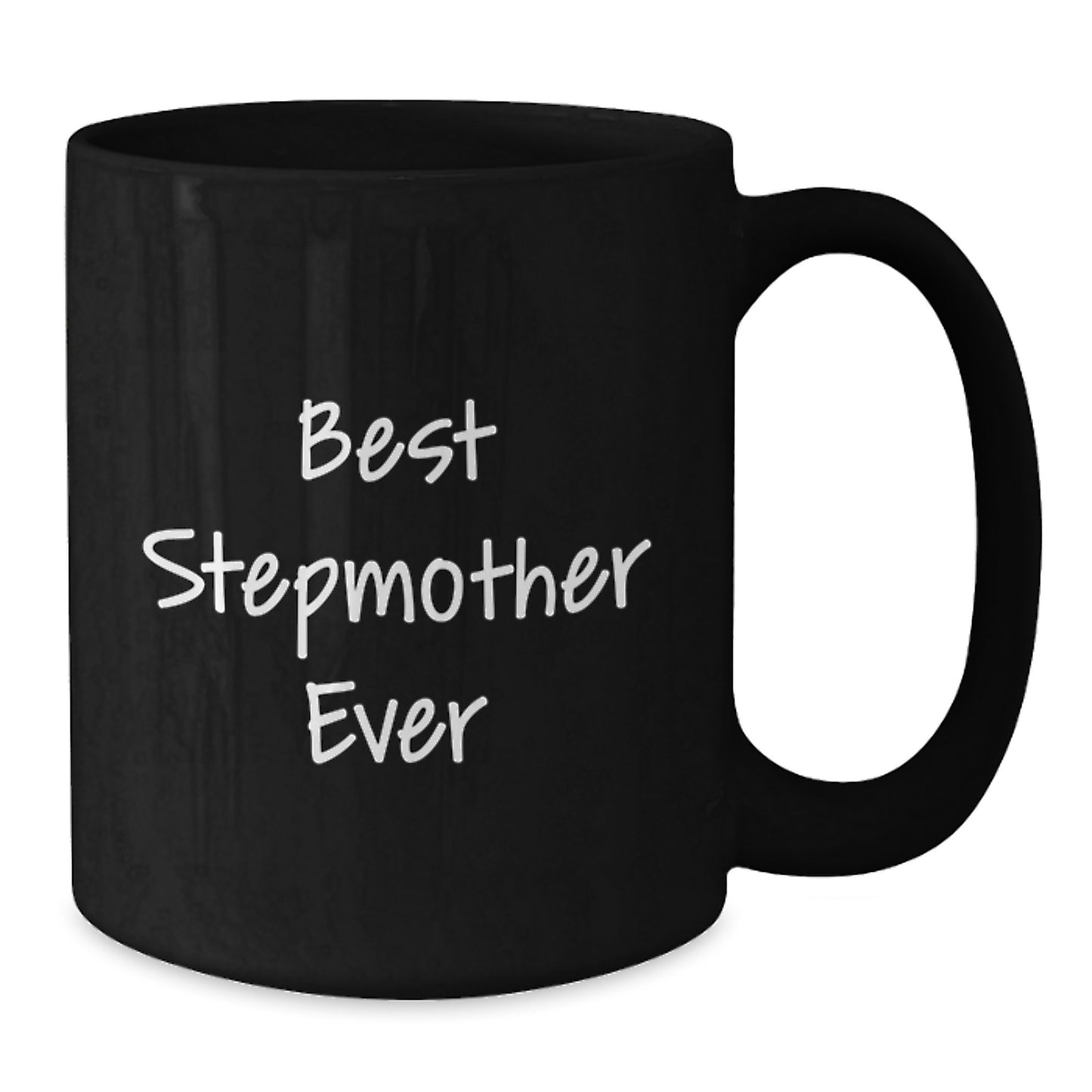 Funny Stepmother Gifts, Best Stepmother Ever Black Coffee Mug, Birthday Unique Gifts from Friends to Stepmother - Additional