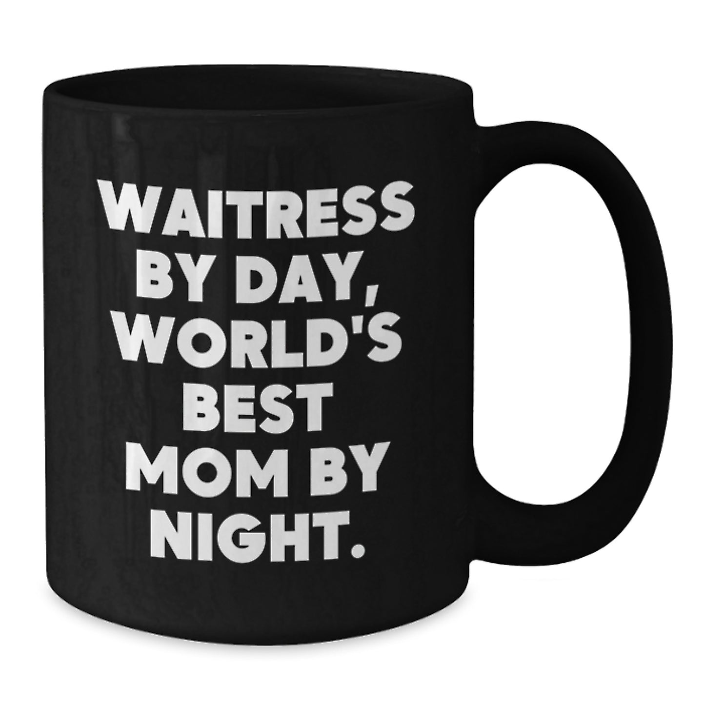 Funny Waitress Gifts, World's Best Mom Coffee Mug, Birthday Unique Gifts from Friends, Waitress Appreciation Mug - Additional
