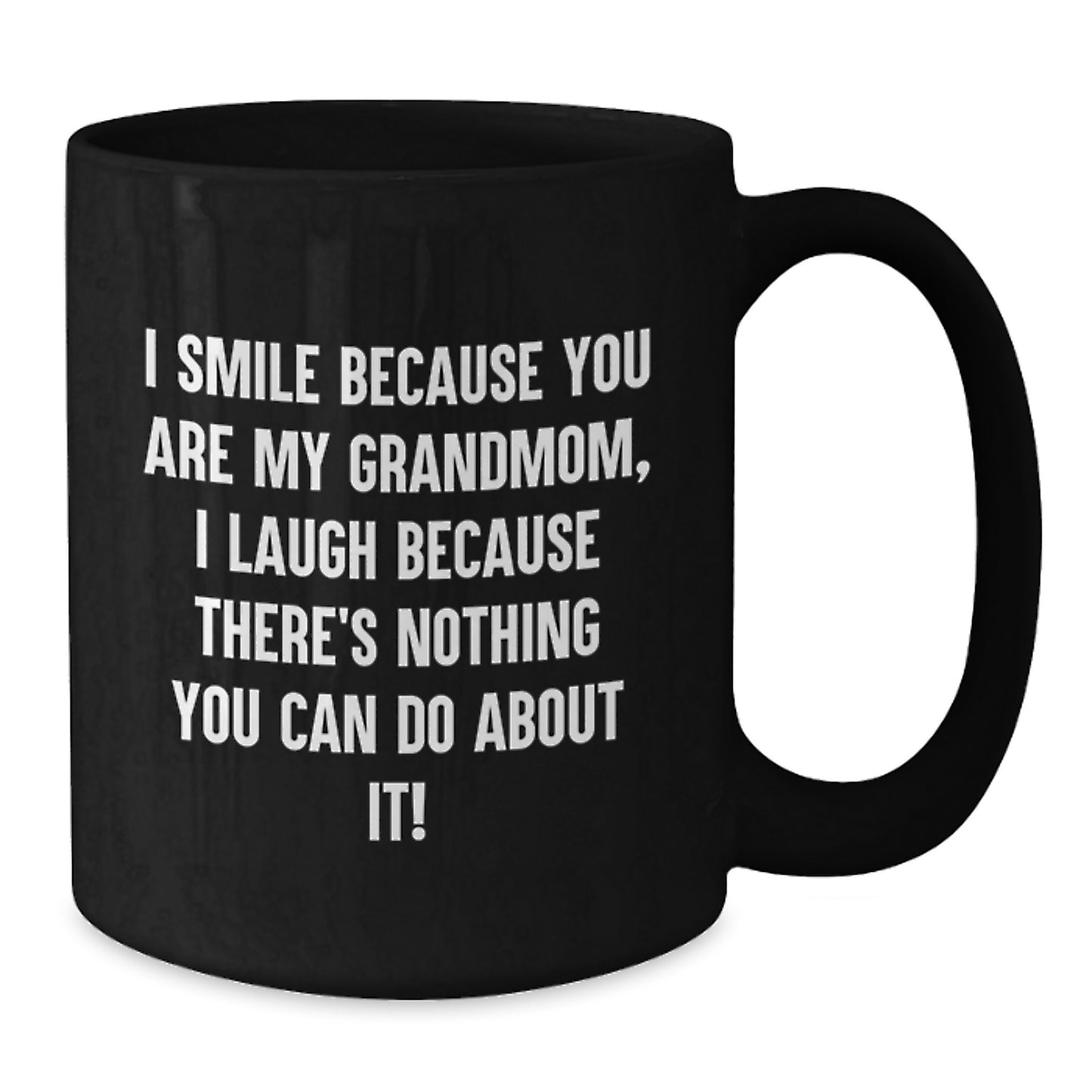 Funny Grandmom Gifts, Grandmom Quotes, Black Coffee Mug, Graduation Unique Gifts from Family, Gifts for Grandmom - Additional