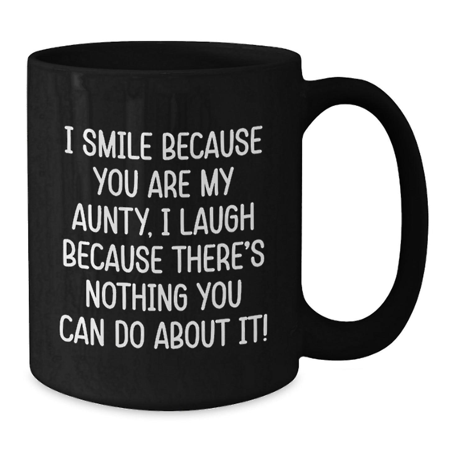 Funny Aunty Black Coffee Mugs Aunty Gifts Christmas Unique Gifts from Men Women Friends Family - Additional