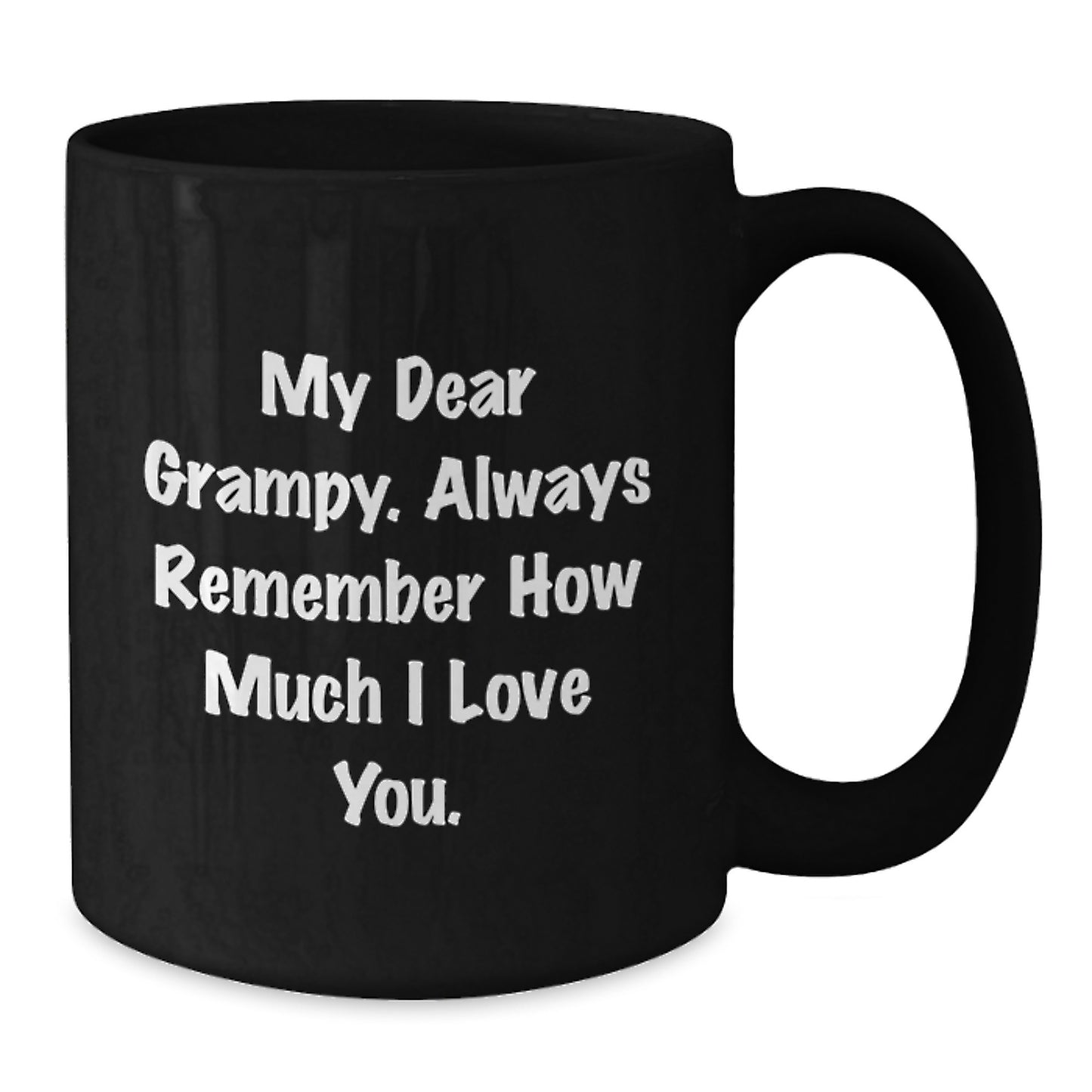 Funny Grampy Black Coffee Mugs, Gifts for Grampy, Christmas Unique Gifts from Men to Grampy - Additional