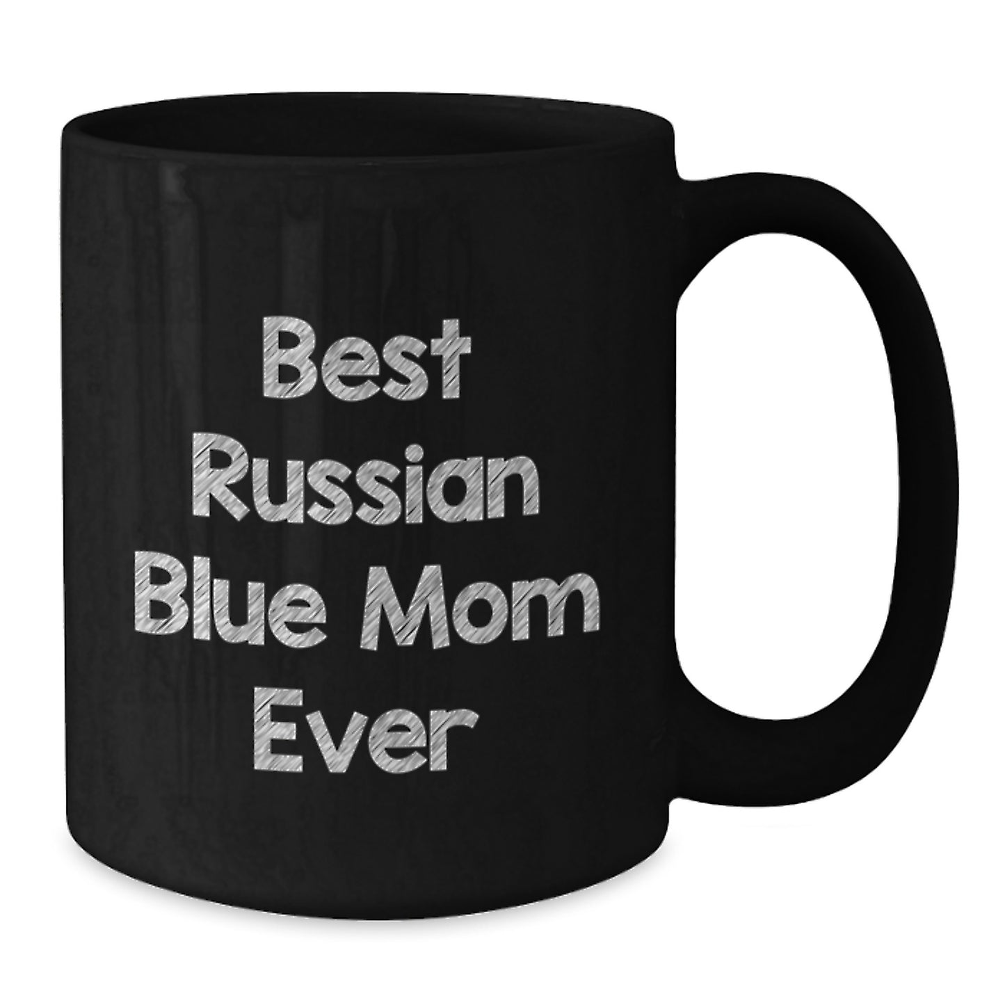 Russian Blue Cat Mom Funny Gifts from Friends for Russian Blue Cat Lovers, Black Coffee Mug, Best Russian Blue Mom Ever Quote, Graduation Unique Gifts - Additional