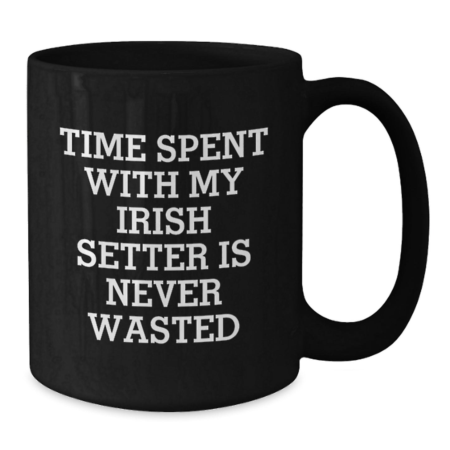 Funny Irish Setter Dog Gifts from Friends, Unique Birthday Unique Gifts for Men with Irish Setter Dog Lover Coffee Mug, Irish Setter Dog Black Coffee Mug Gift - Additional