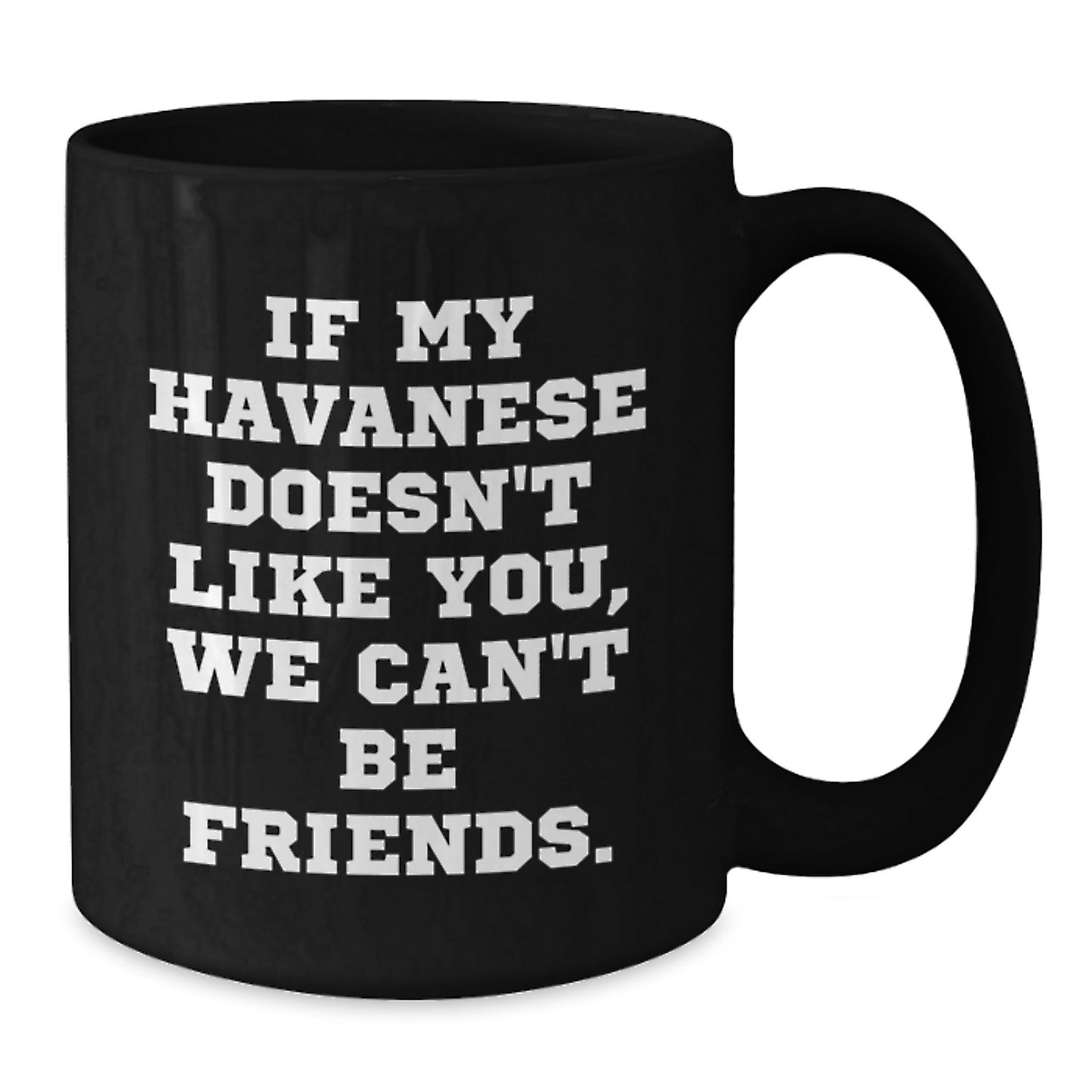 Funny Havanese Dog Gifts for Men, Women, Family and Friends - Black Coffee Mug for Birthday Unique Gifts from Men, Women, Family, Friends - Additional