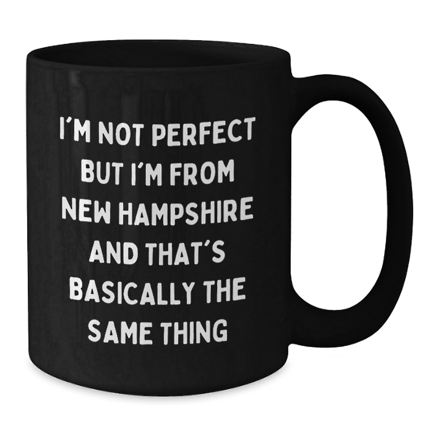 Funny New Hampshire Black Coffee Mugs Gifts from Friends for Valentine's - Additional