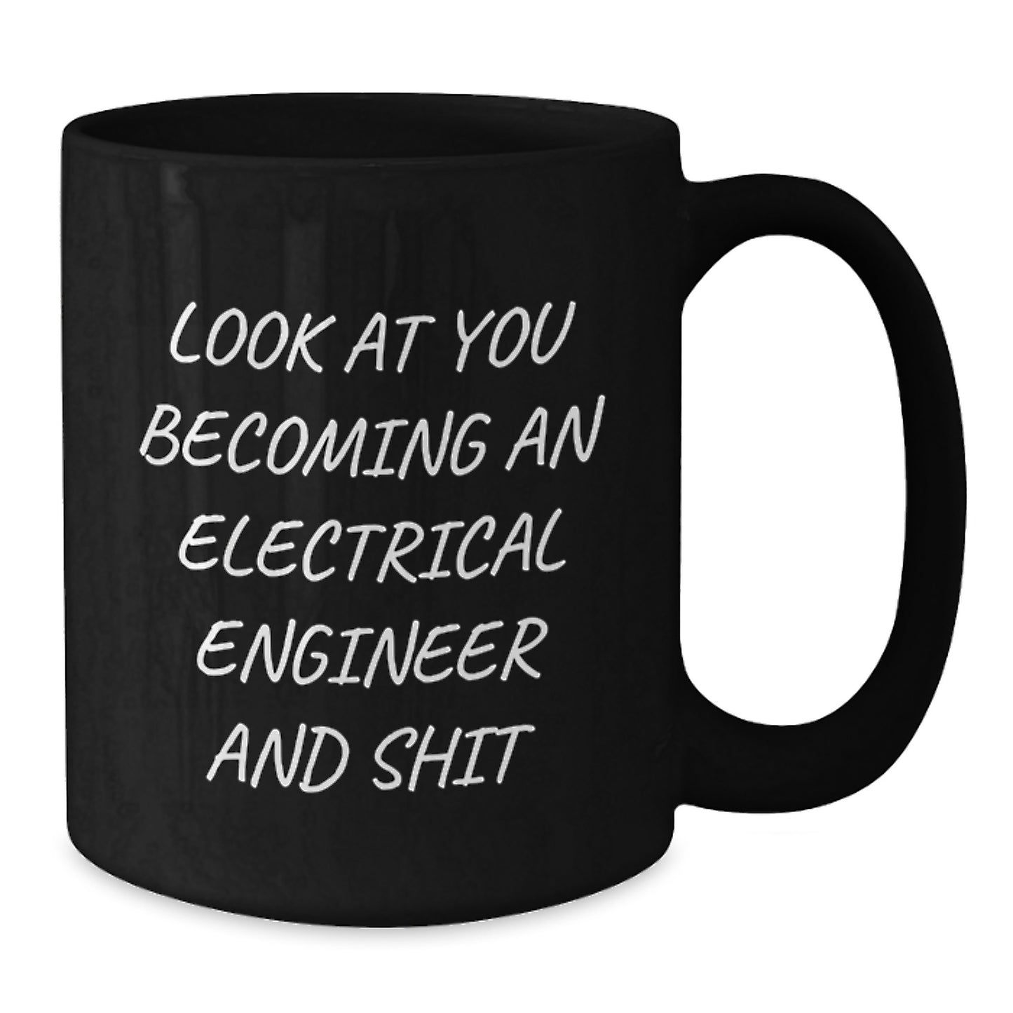 Funny Electrical Engineer Gifts for Him, Unique Black Coffee Mug for Electrical Engineer Men, Gifts from Friends, Mother's Day Unique Gifts - Additional
