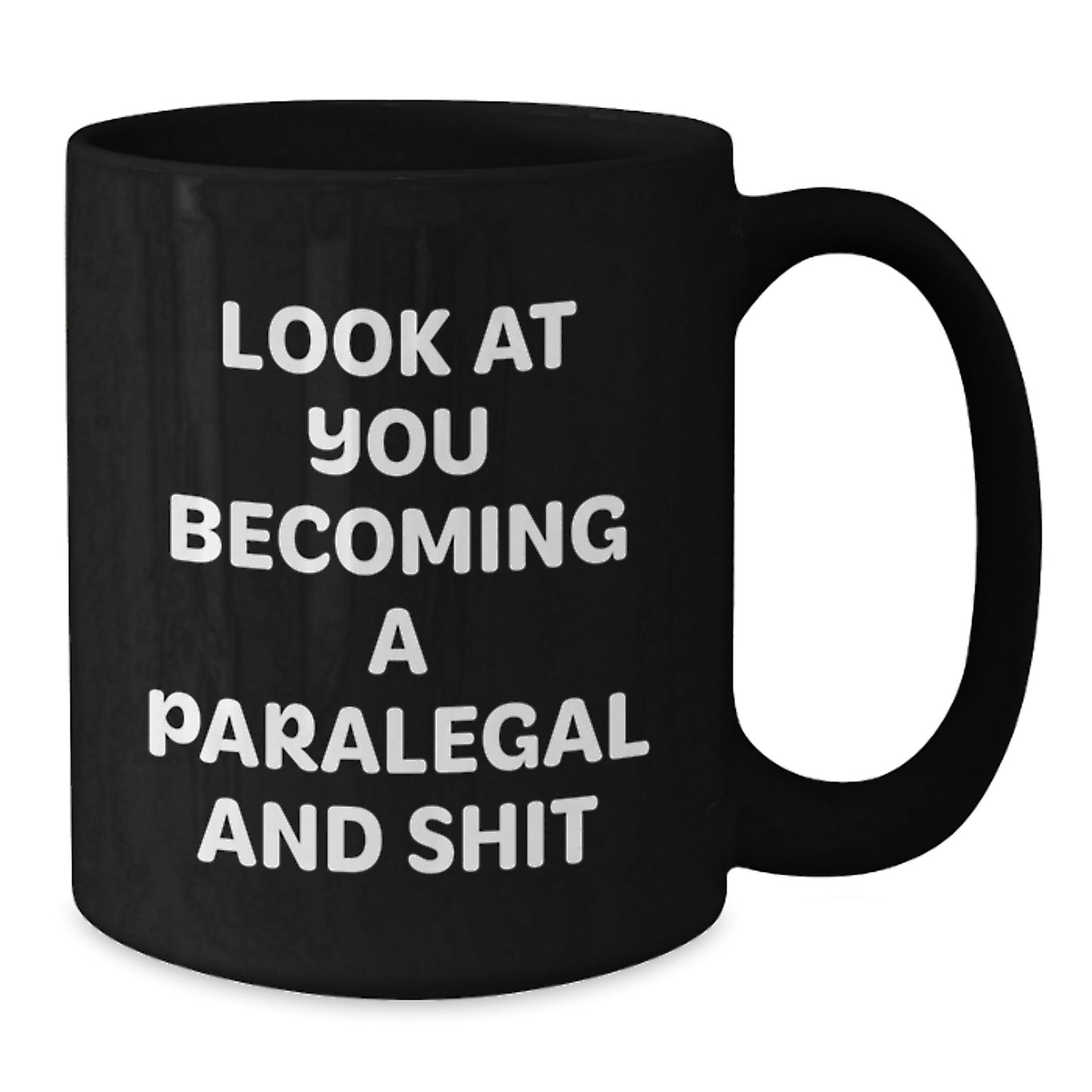Funny Paralegal Black Coffee Mug Gifts for Paralegal Friends from Men, Unique Christmas Unique Gifts, Inspirational Mugs for Lawyers - Additional