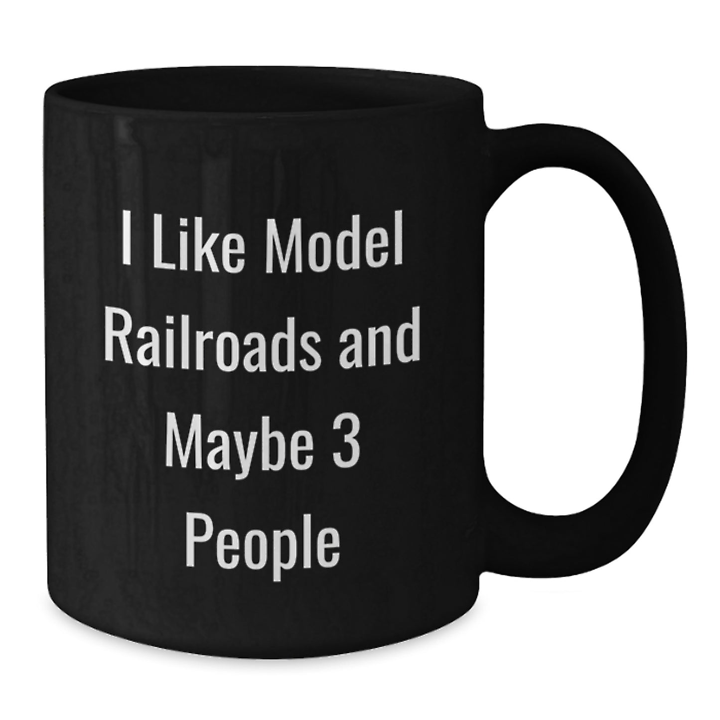 Funny Model Railroads Enthusiast Mom Black Coffee Mug, Gifts for Mom from Husband, Daughter, or Son on Mother's Day - Additional