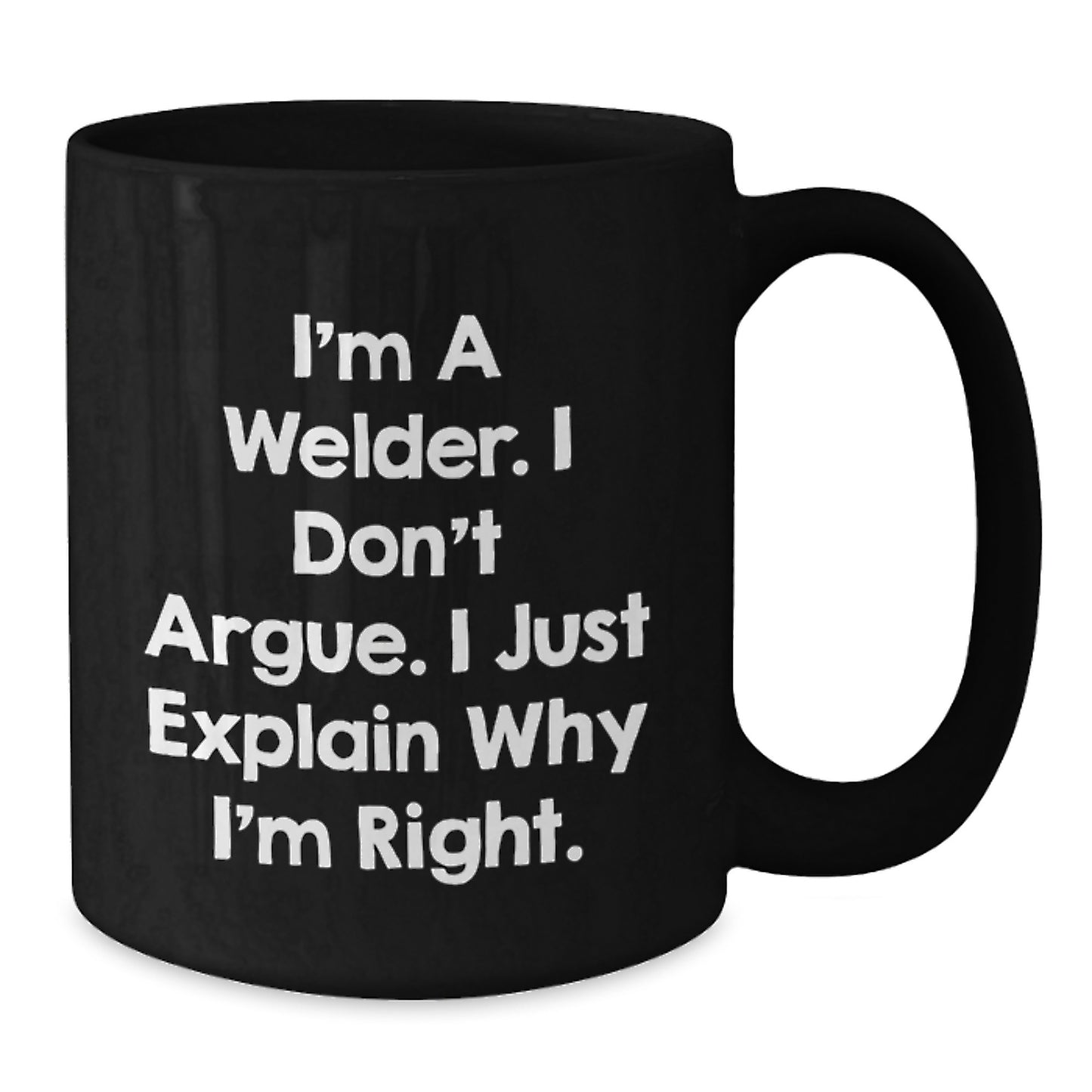 Funny Welder Gifts from Friends for Him Inspirational Coffee Mug Black Christmas Unique Ideas - Additional