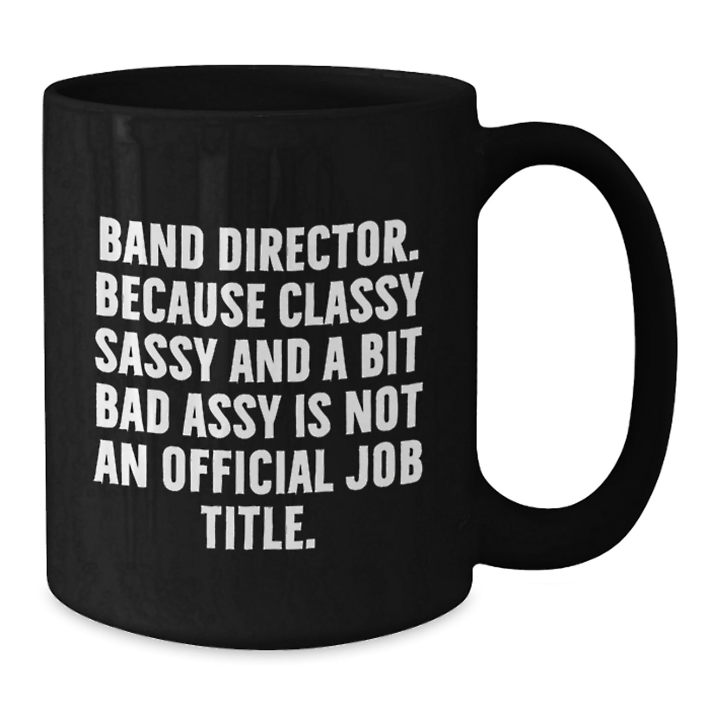 Funny Band Director Gifts Christmas Unique Mugs for Men, Women, Friends and Family, Gifts from Band Directors, Classy Sassy and a Bit Fearlessy - Additional