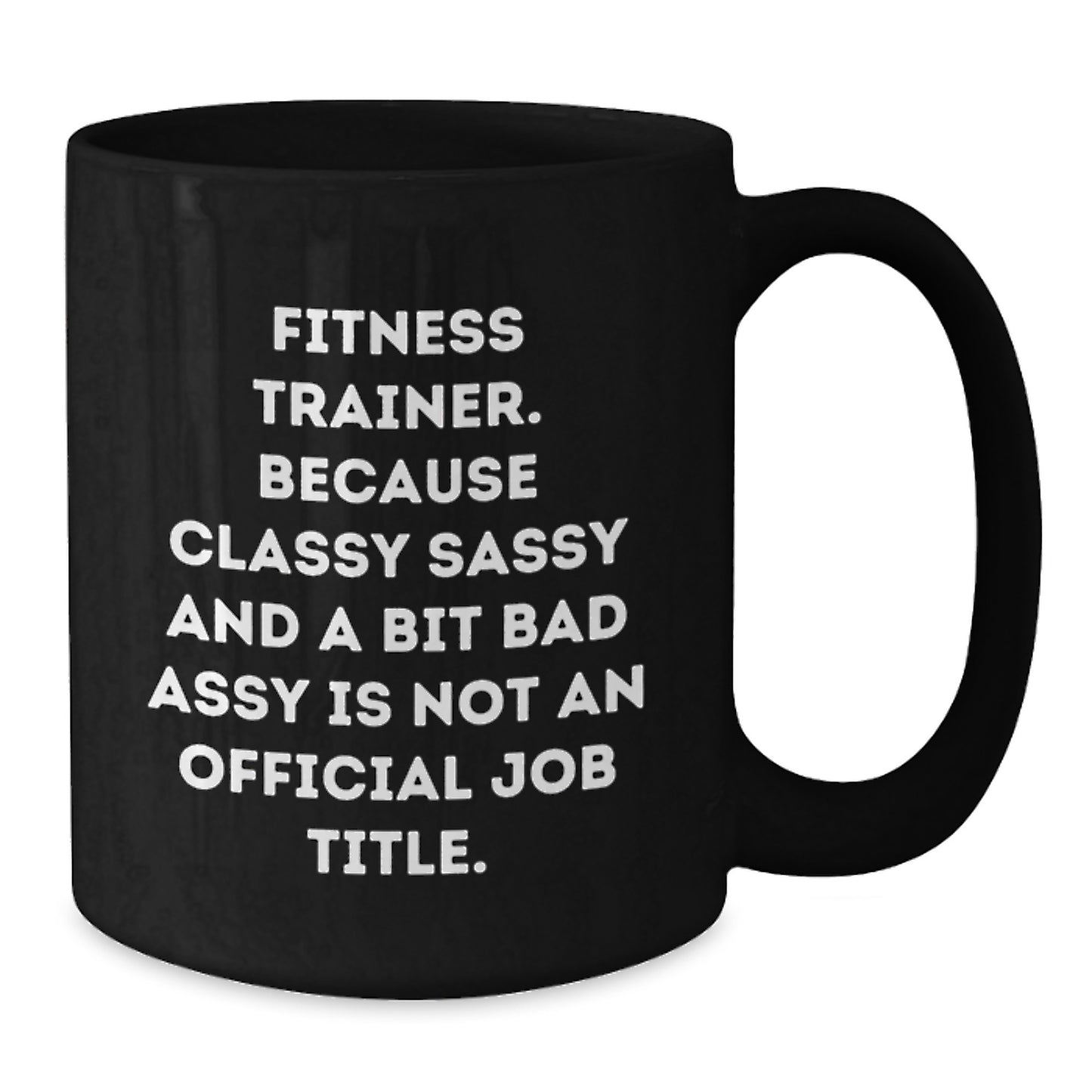Fitness Trainer Gifts from Friends and Family, Funny Inspirational Quote, Black Coffee Mug, Perfect Graduation Unique Gifts for Fitness Trainer, Men, Women, Coworkers - Additional