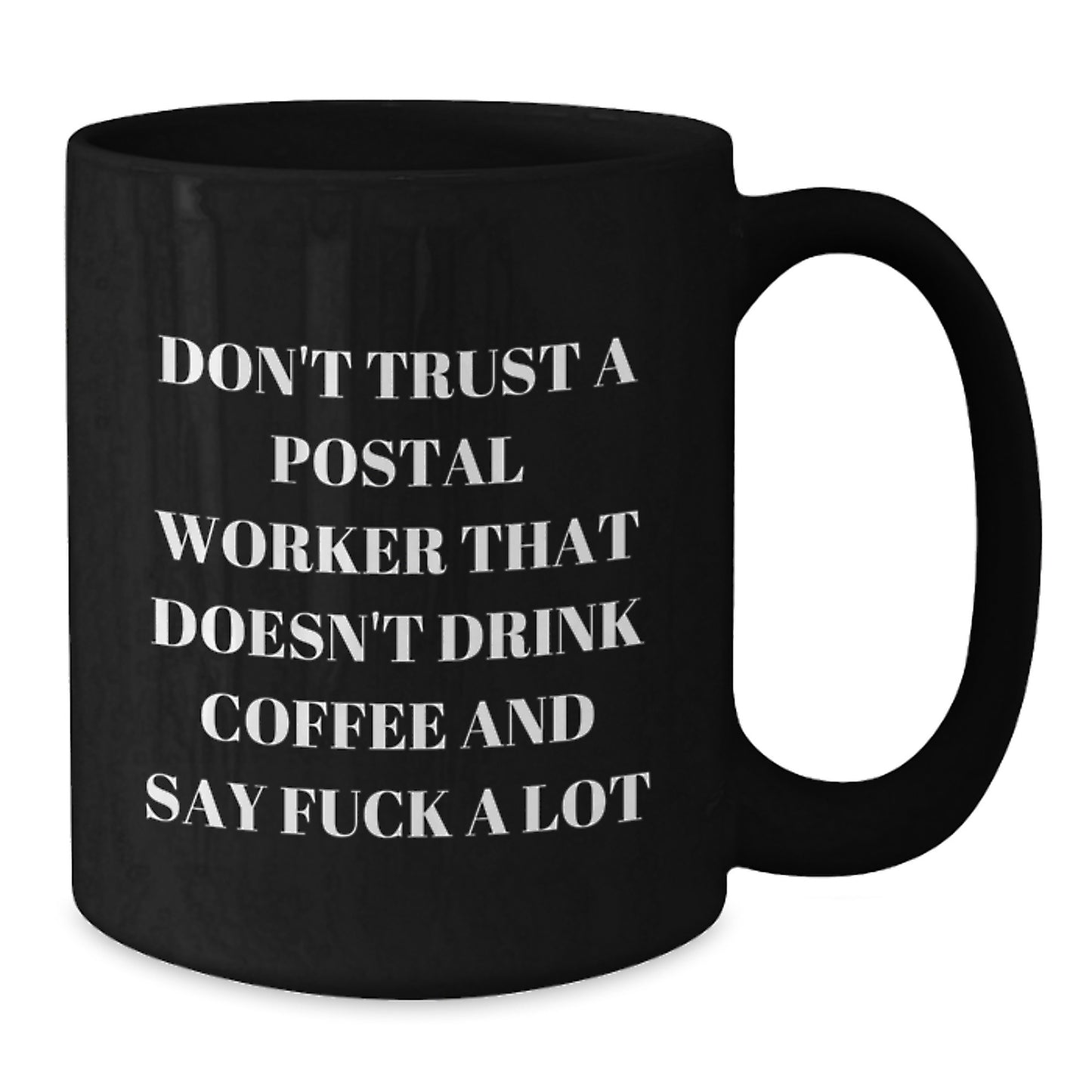 Funny Postman Mug Gifts for Men, Unique Black Coffee Mugs for Postal Worker Friends, Graduation Unique Gifts from Family - Additional