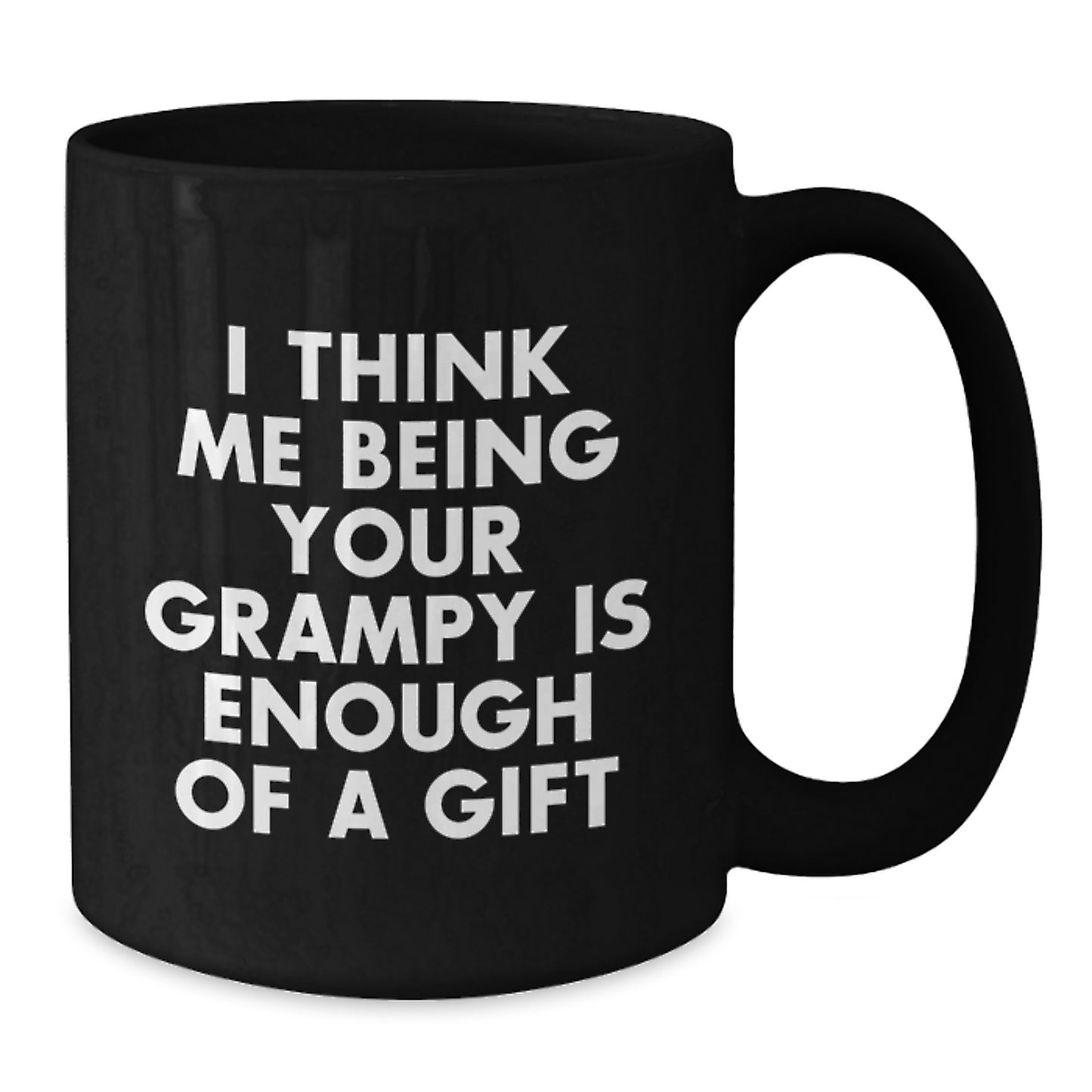 Grampy Keepsake Black Coffee Mug for Him Birthday Gift 11oz Ceramic - Additional