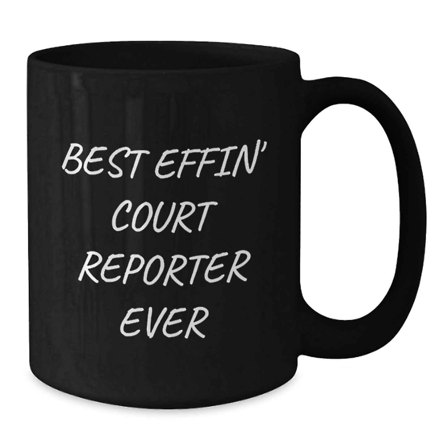 Court Reporter Keepsake Ceramic Black Coffee Mug for Him Birthday Gift - Additional