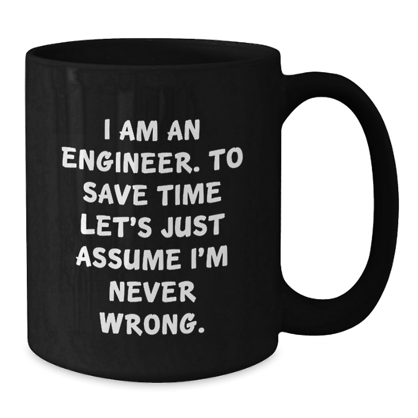 Engineer Keepsake Black Coffee Mug for Him Birthday Gift - Additional