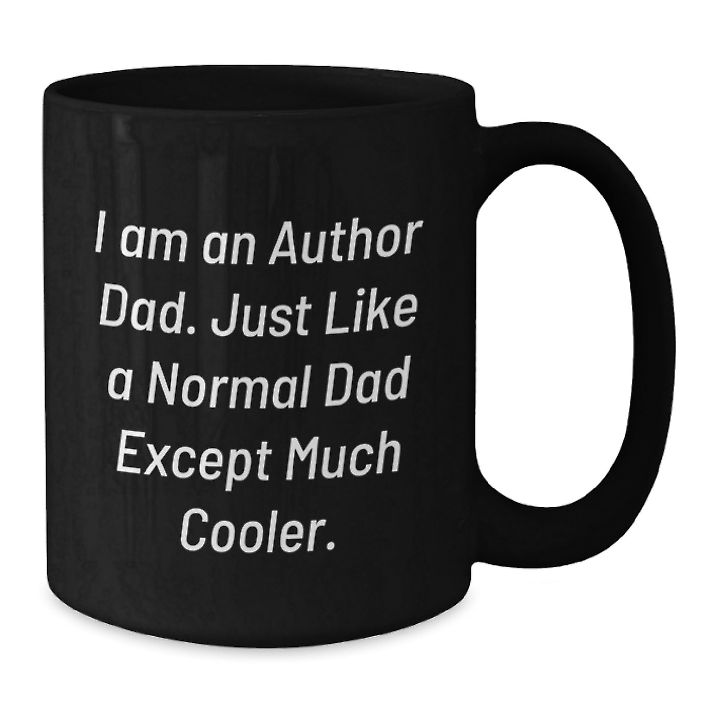 Author Black Coffee Mug Keepsake Birthday Gift for Him Cooler - Additional