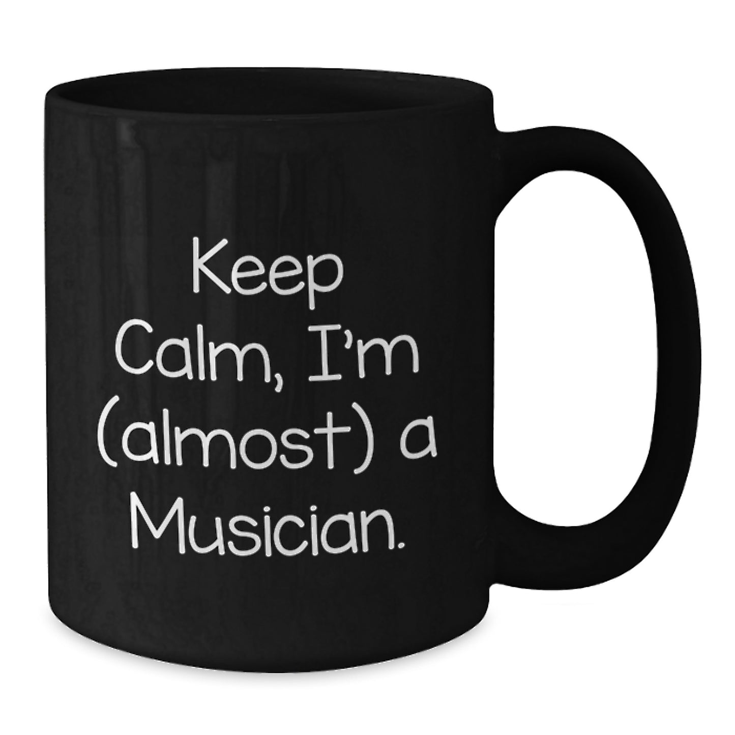 Musician Keepsake Black Coffee Mug for Him 11oz Birthday Gift - Additional