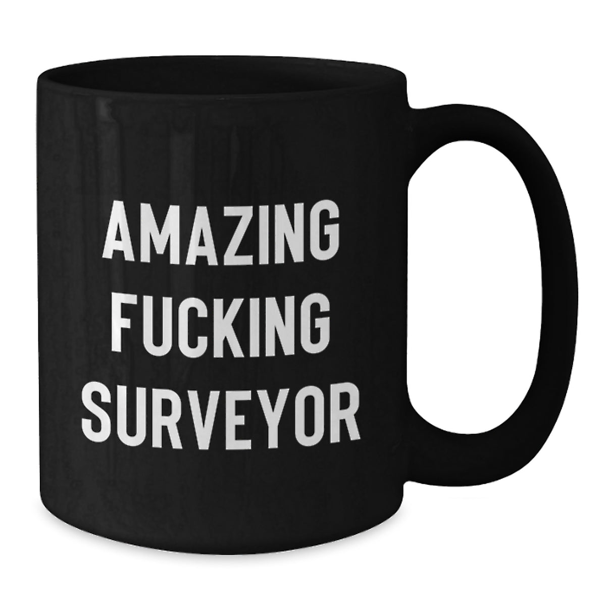 Surveyor Keepsake Gift for Him - Amazing Fucking Surveyor Coffee Mug - Additional
