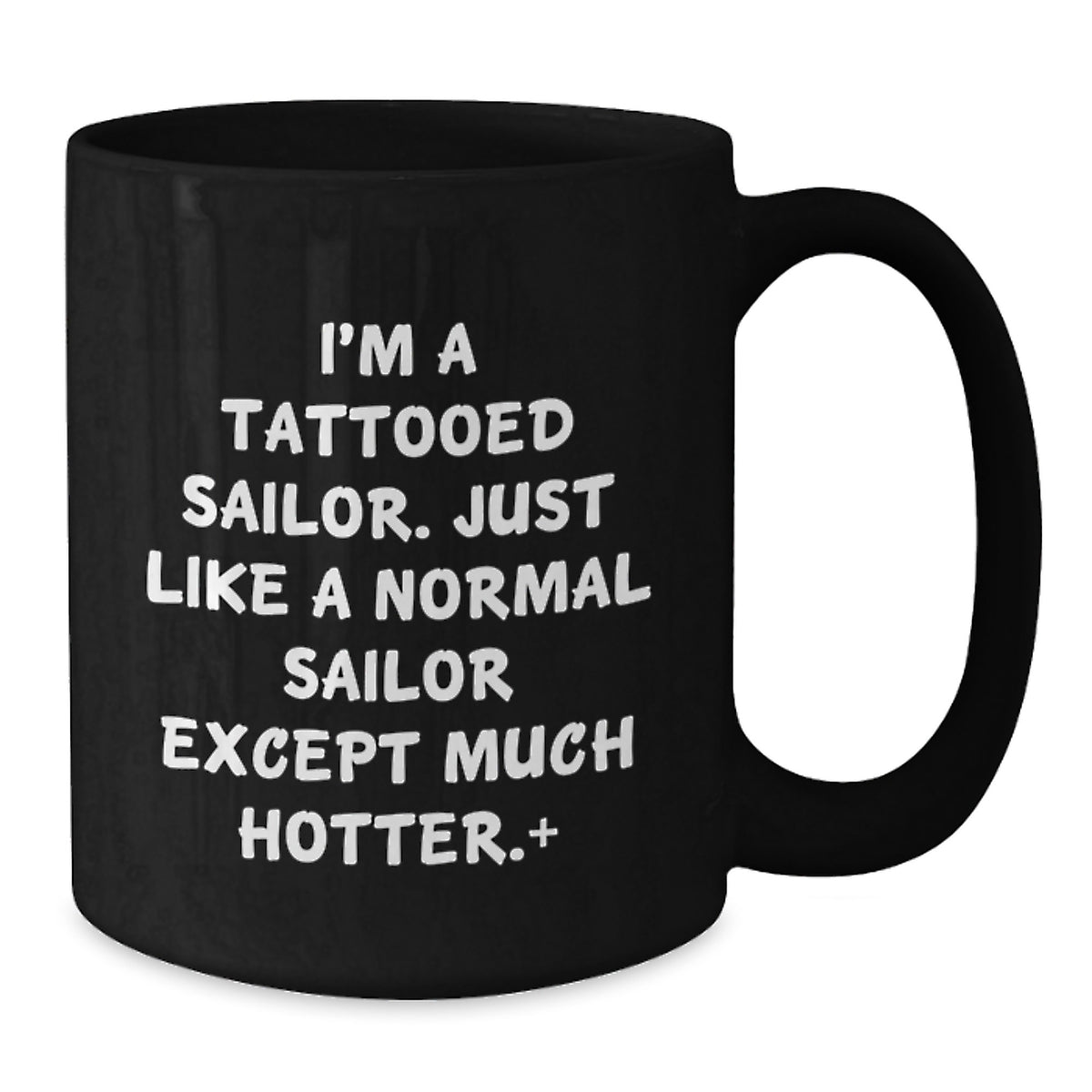 Christmas Gift for Her - Playful Tattooed Sailor Coffee Mug Present - Additional